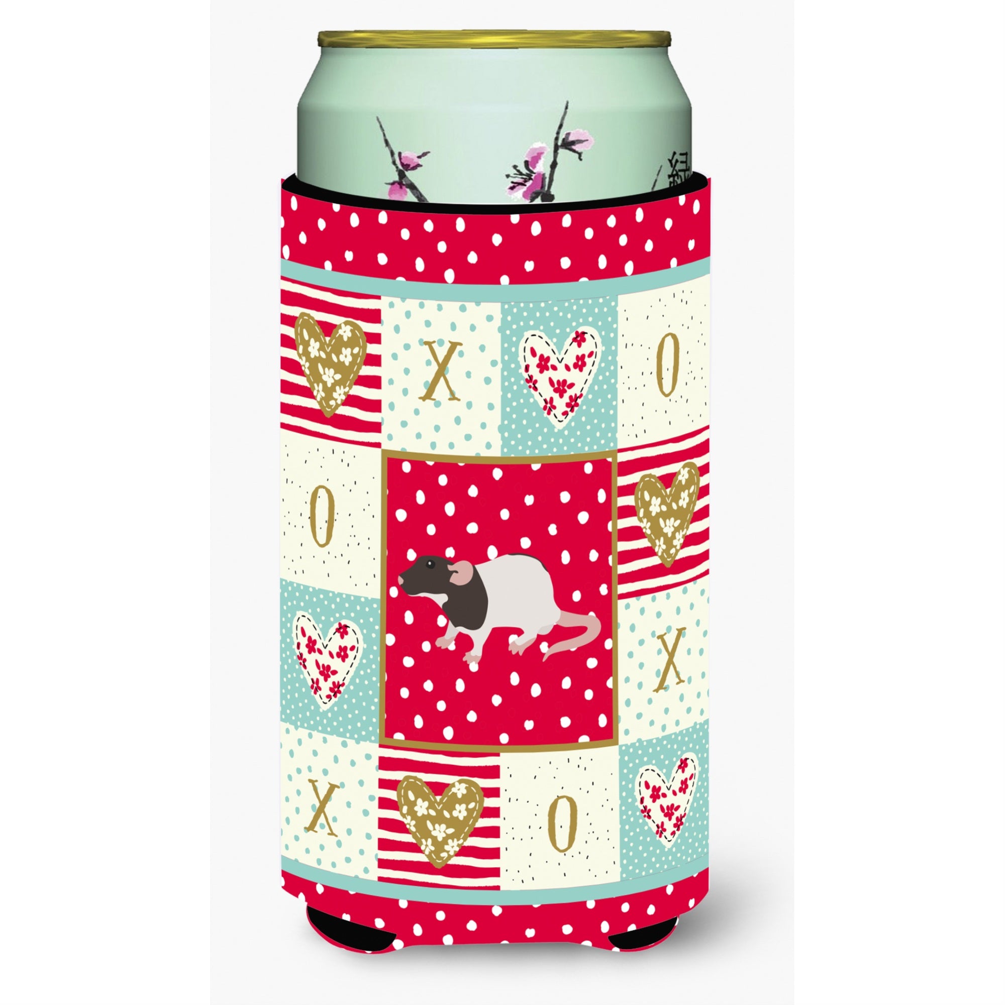Caroline'S Treasures Ck5459Tbc Dumbo Rat Love Tall Boy Insulator Hugger Cold-Beverage-Koozies, Multicolor