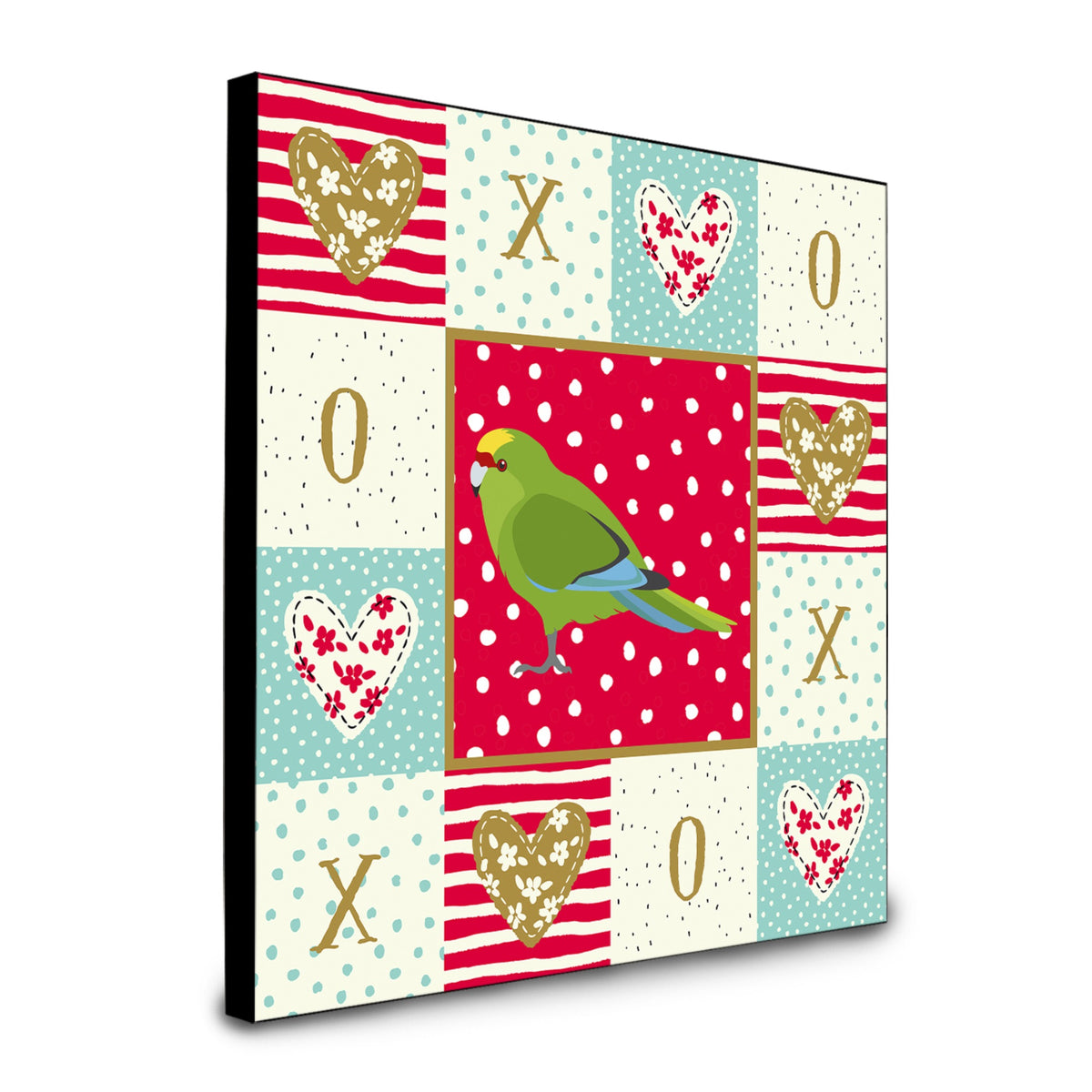 New Zealand Parakeet Love Artwork Wall Panel Ck5524Up88
