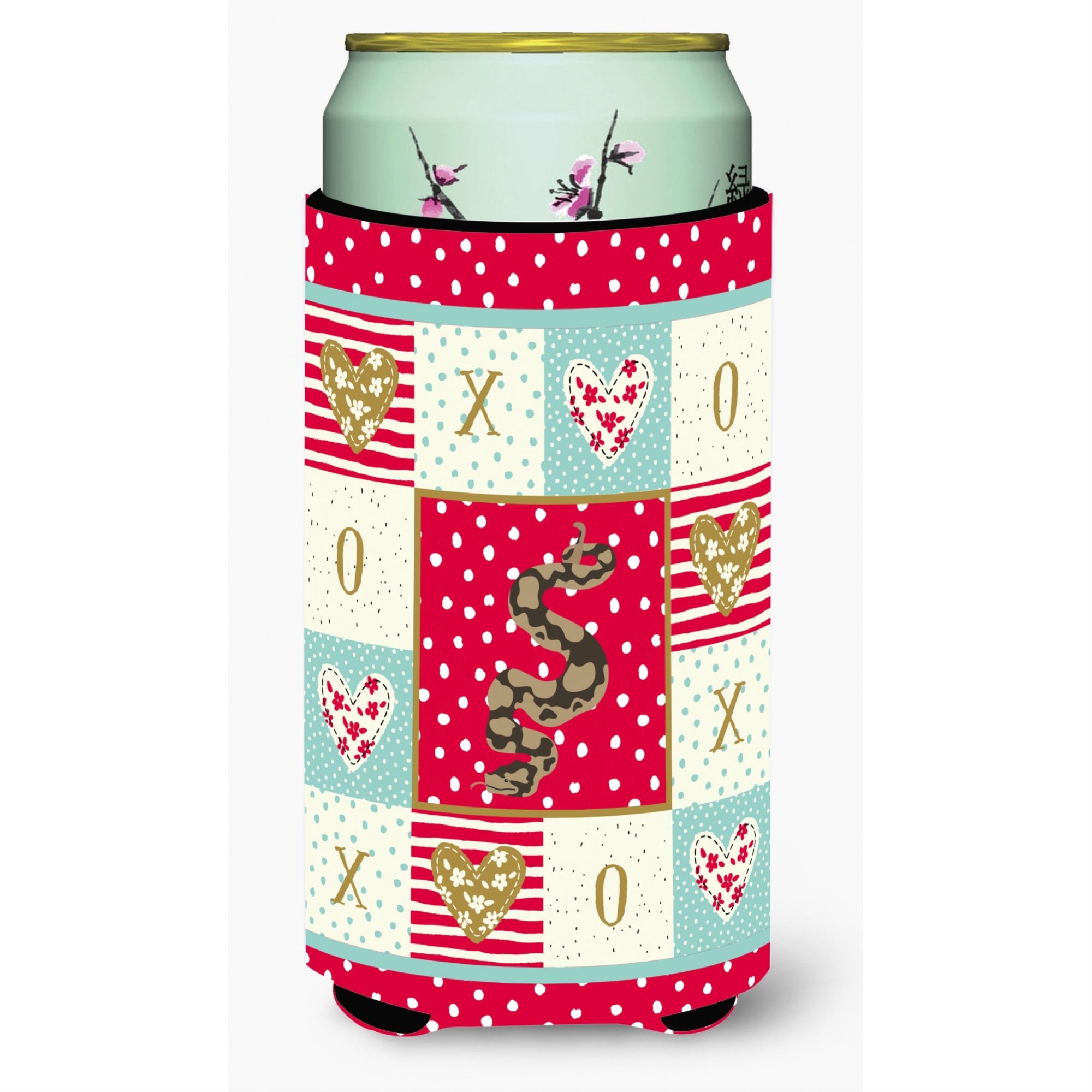 Caroline'S Treasures Ck5530Tbc Python Tall Boy Insulator Hugger Cold-Beverage-Koozies, Multicolor