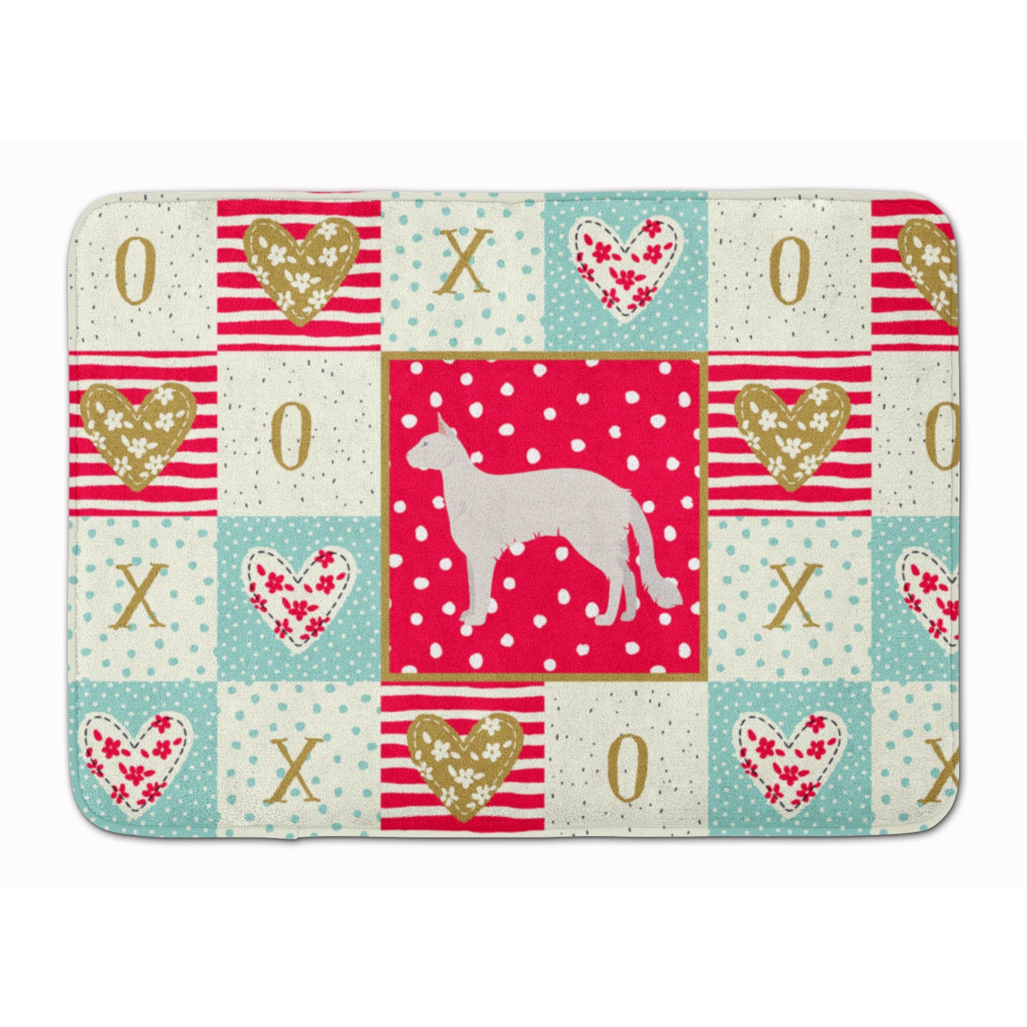 Caroline'S Treasures Balinese #2 Cat Love Machine Washable Memory Foam Mat Doormats, Multicolor
