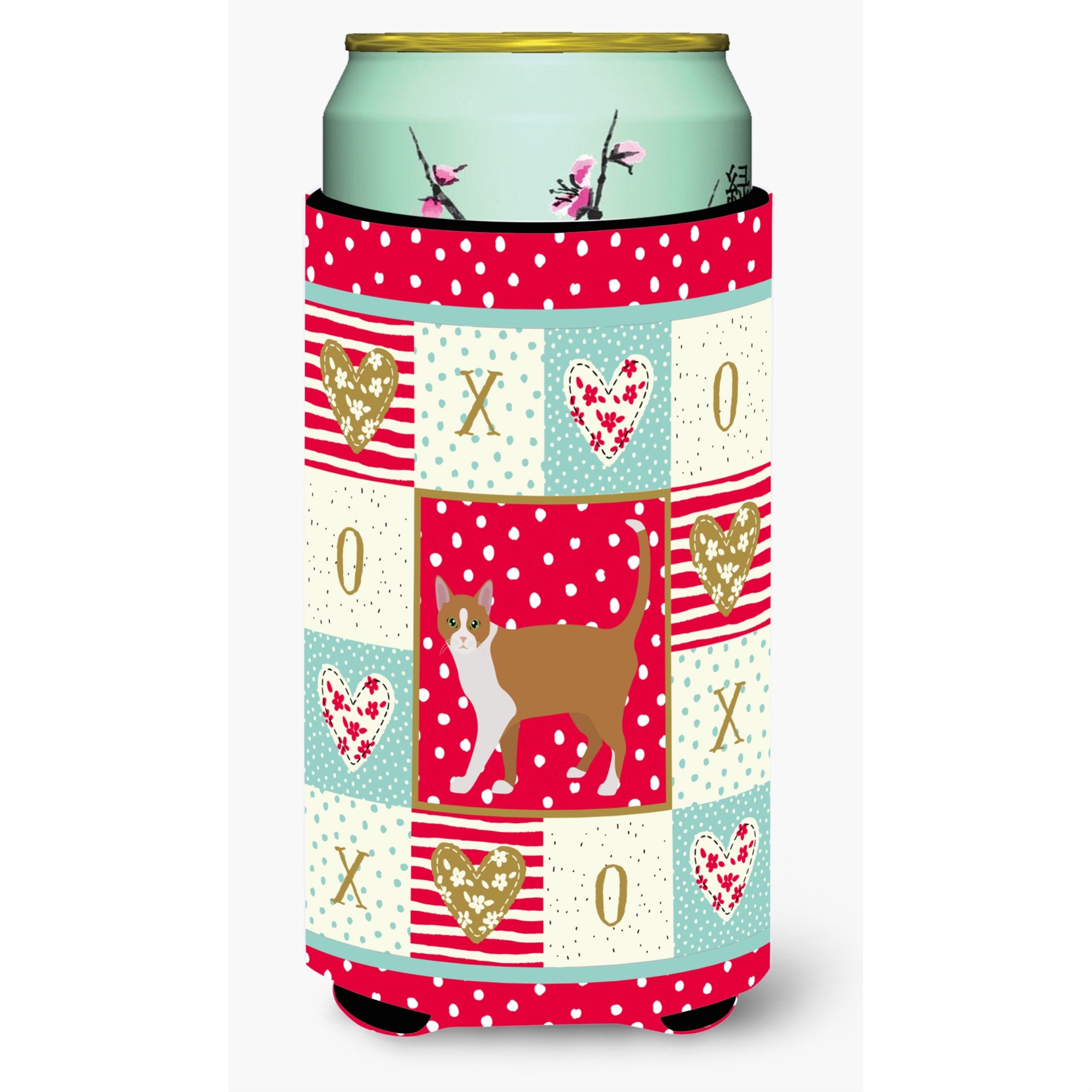 Brazilian Shorthair Cat Love Tall Boy Beverage Hugger Ck5565Tbc