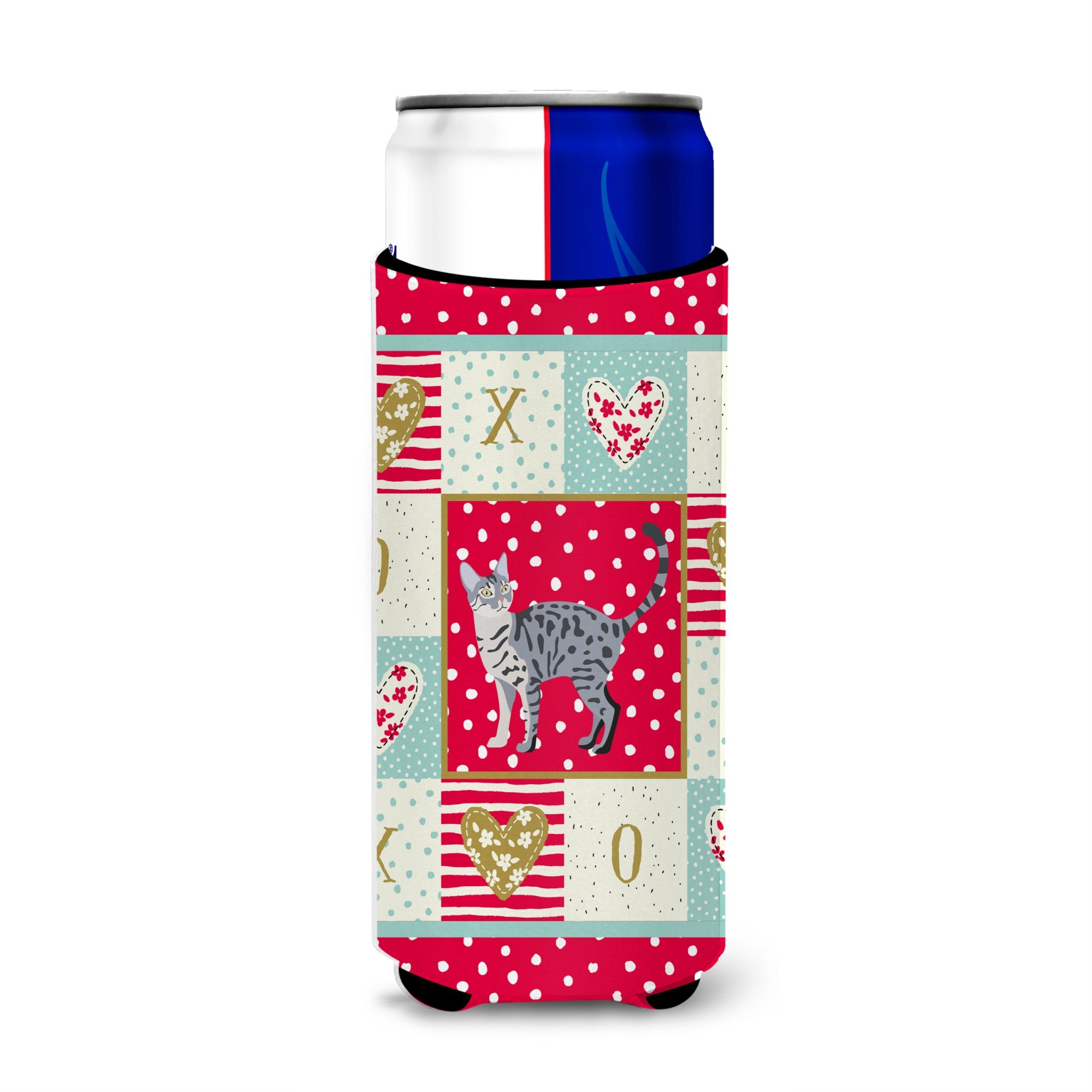 California Spangled #1 Cat Love Ultra Hugger For Slim Cans Ck5572Muk