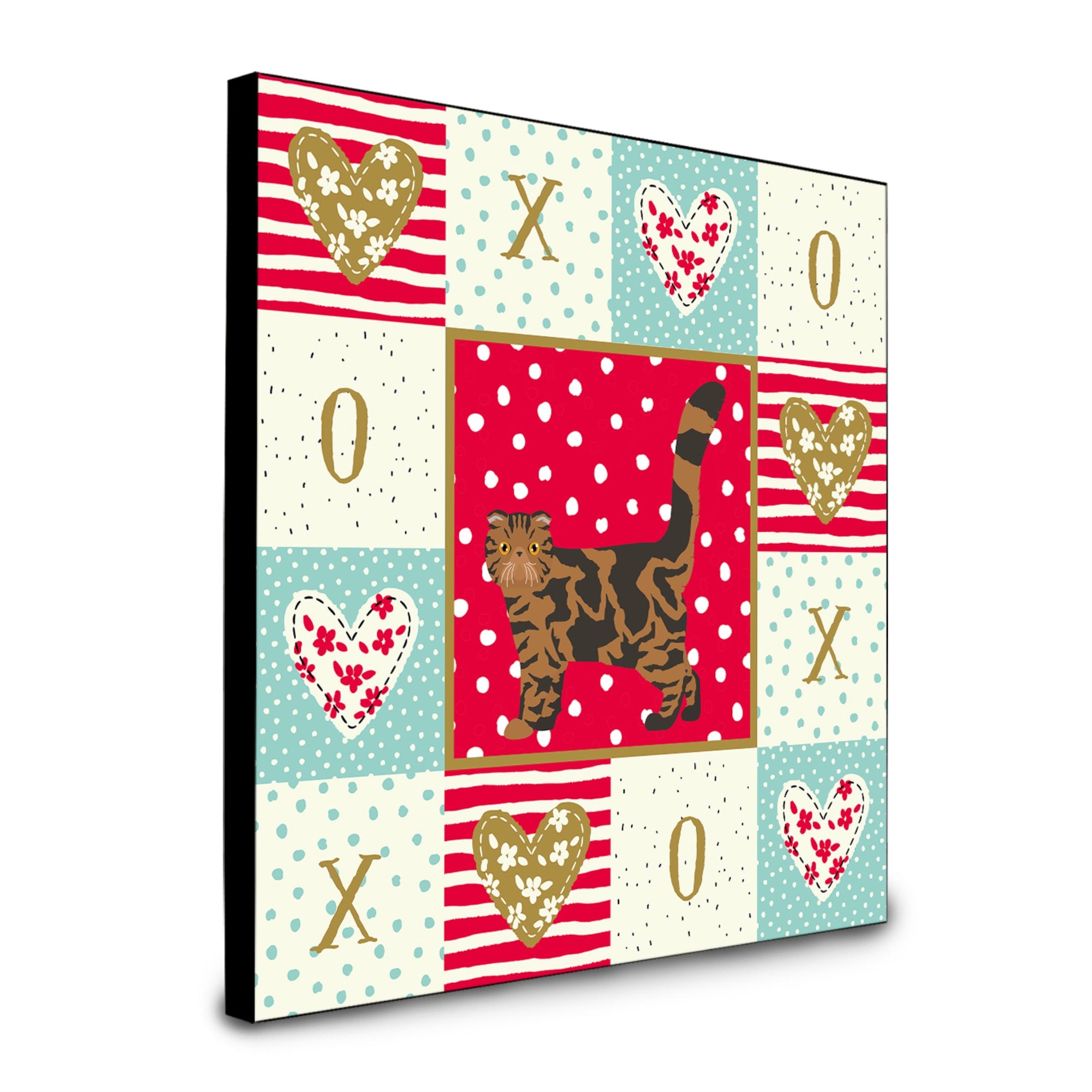 Foldex Exotic Fold #2 Cat Love Artwork Wall Panel Ck5619Up88