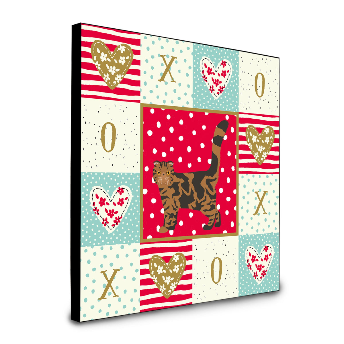 Foldex Exotic Fold #2 Cat Love Artwork Wall Panel Ck5619Up88
