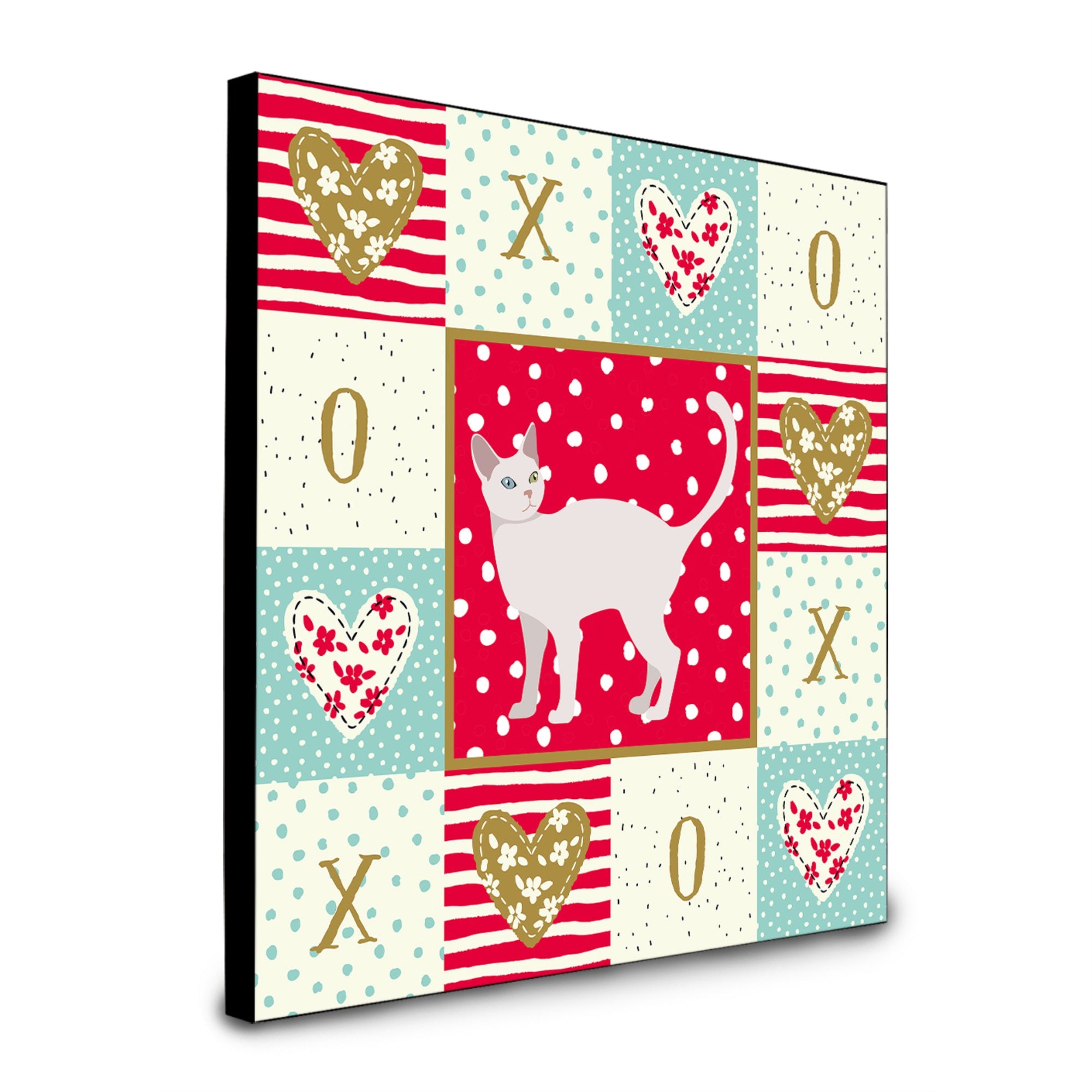 Khao Manee #2 Cat Love Artwork Wall Panel Ck5629Up88