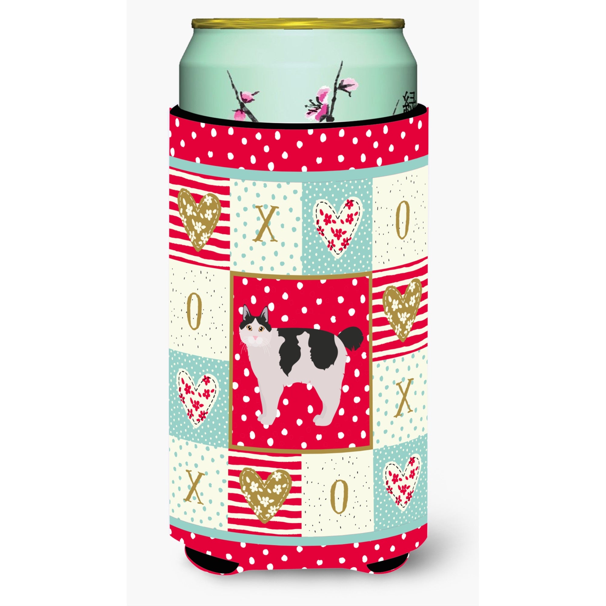 Kurilian Bobtail #2 Cat Love Tall Boy Beverage Hugger Ck5635Tbc