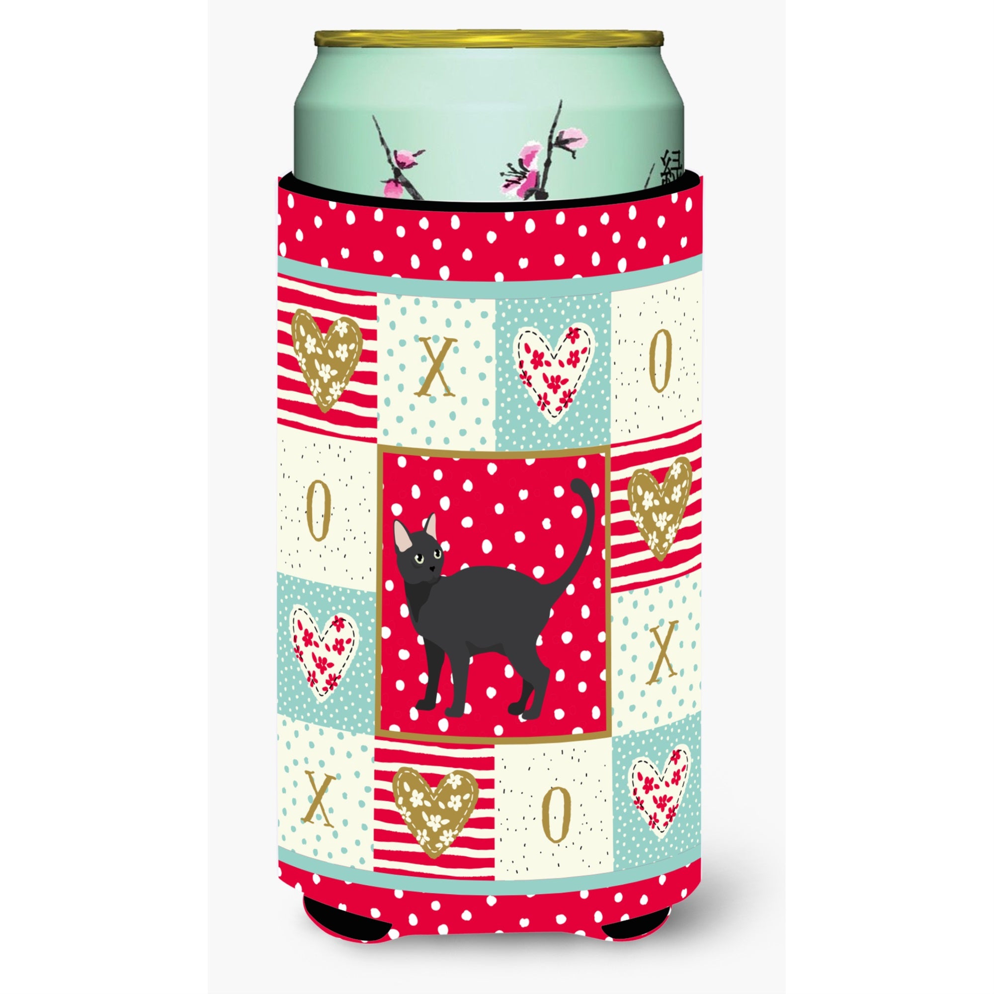 Malayan #2 Cat Love Tall Boy Beverage Hugger Ck5645Tbc