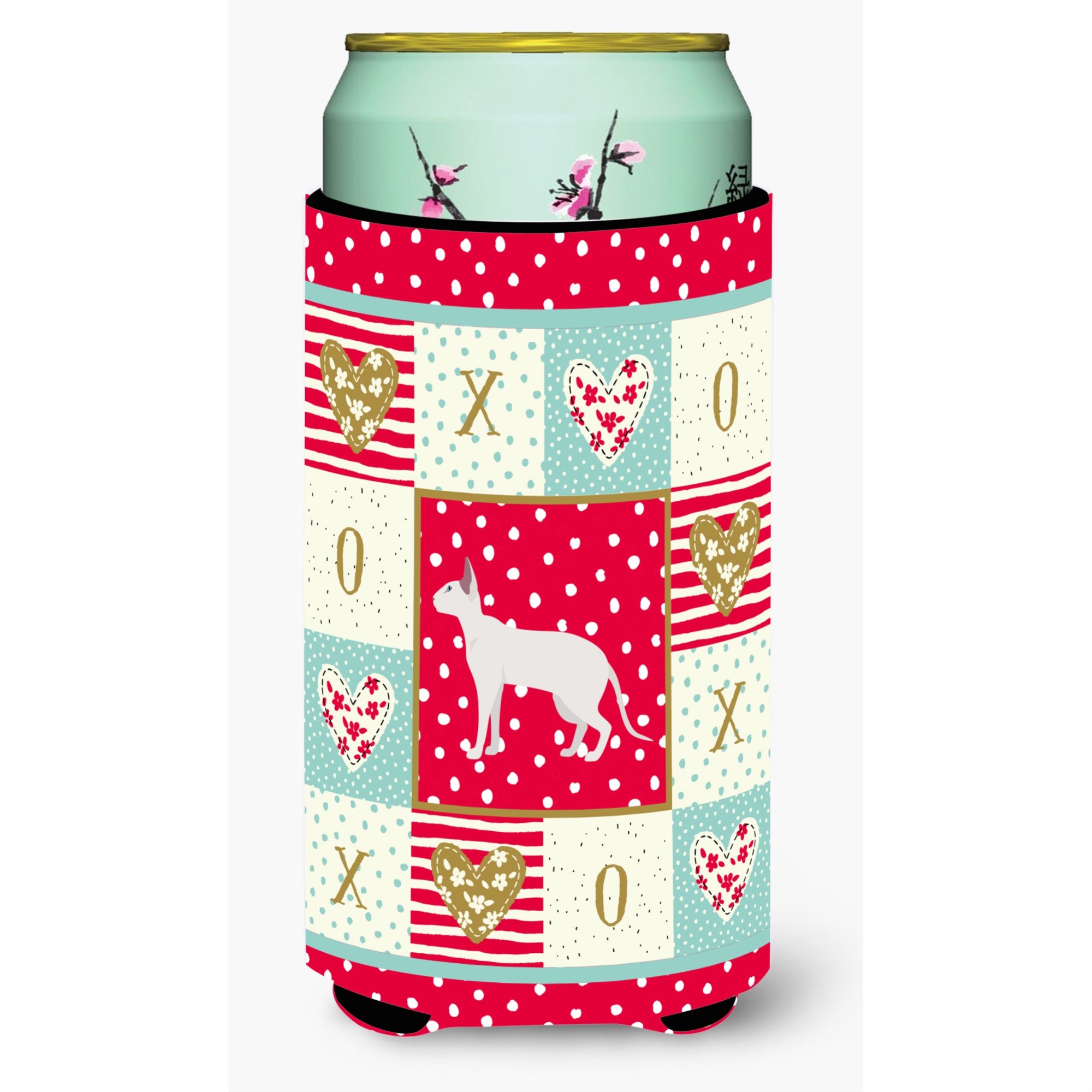 Peterbald #2 Cat Love Tall Boy Beverage Hugger Ck5677Tbc