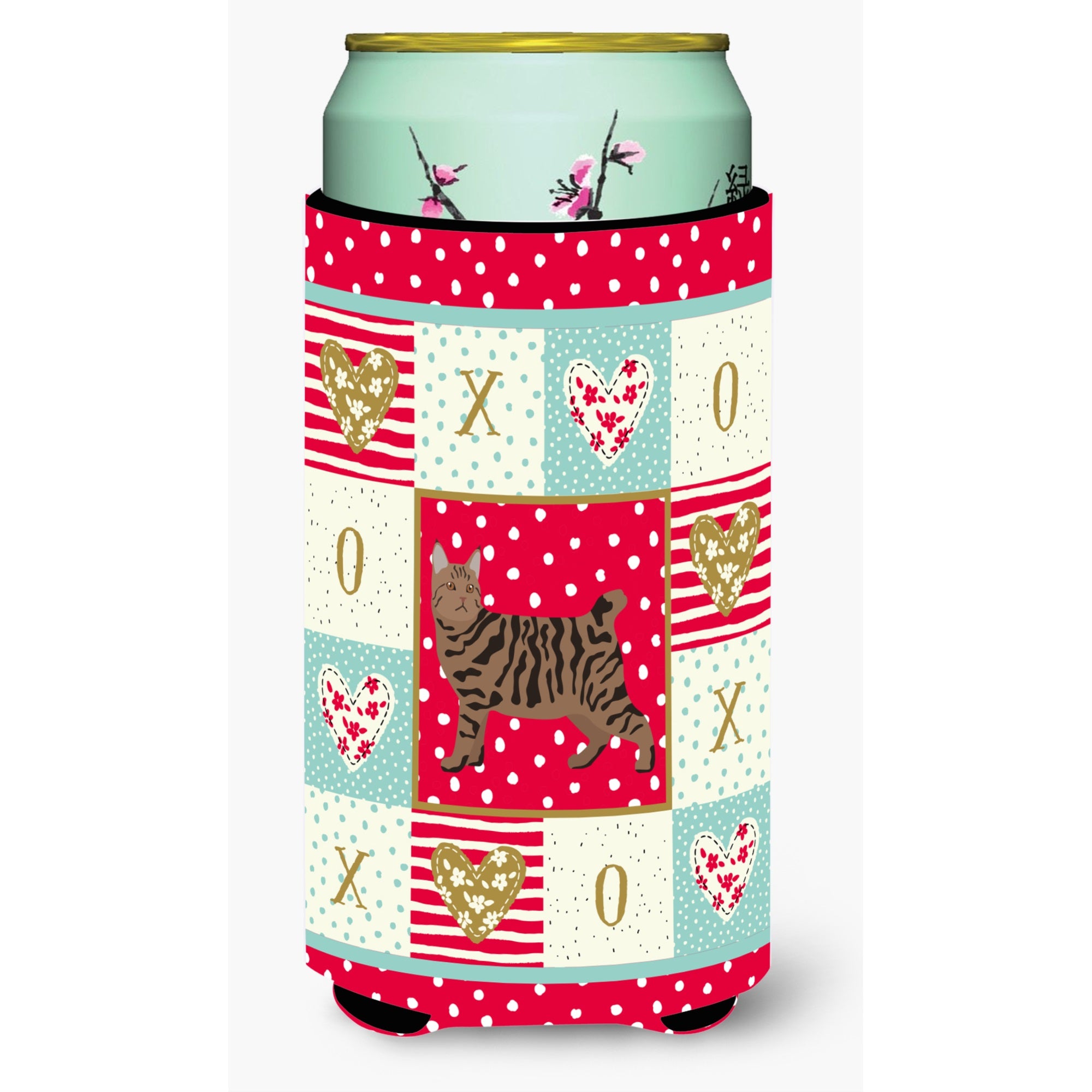 Pixie Bob #3 Cat Love Tall Boy Beverage Hugger Ck5680Tbc