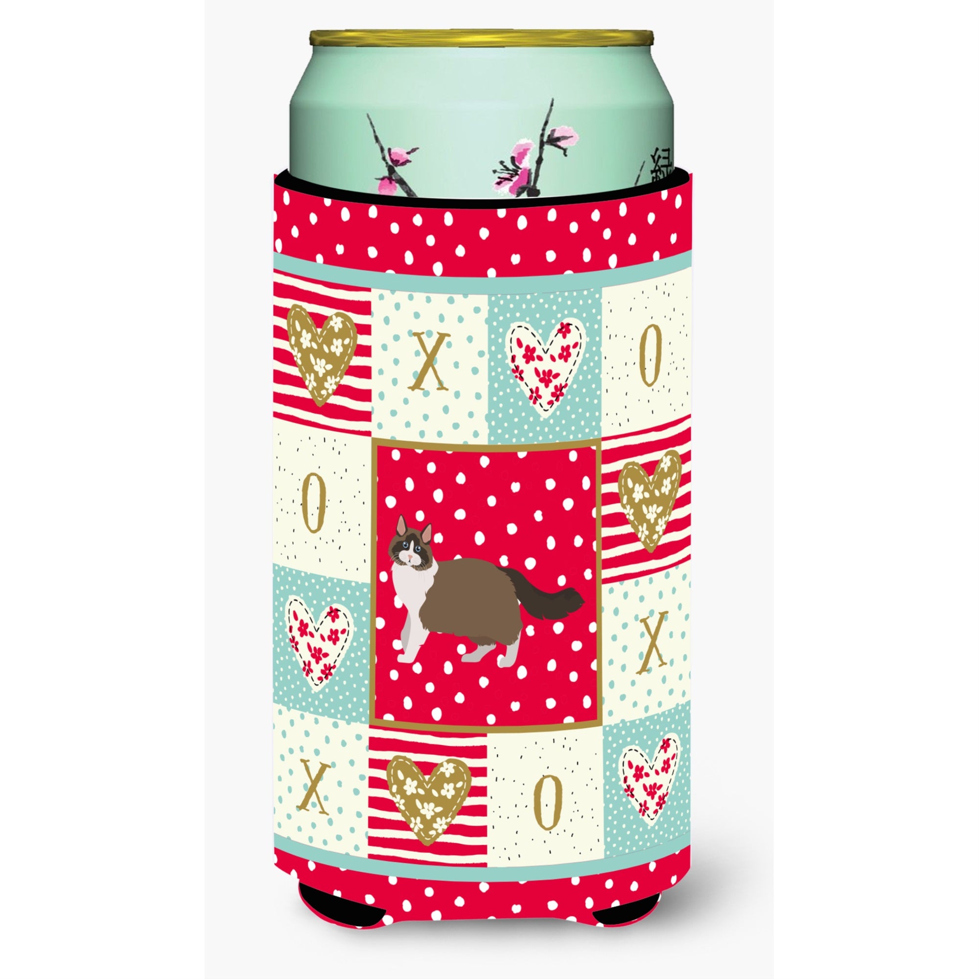 Ragdoll #1 Cat Love Tall Boy Beverage Hugger Ck5686Tbc