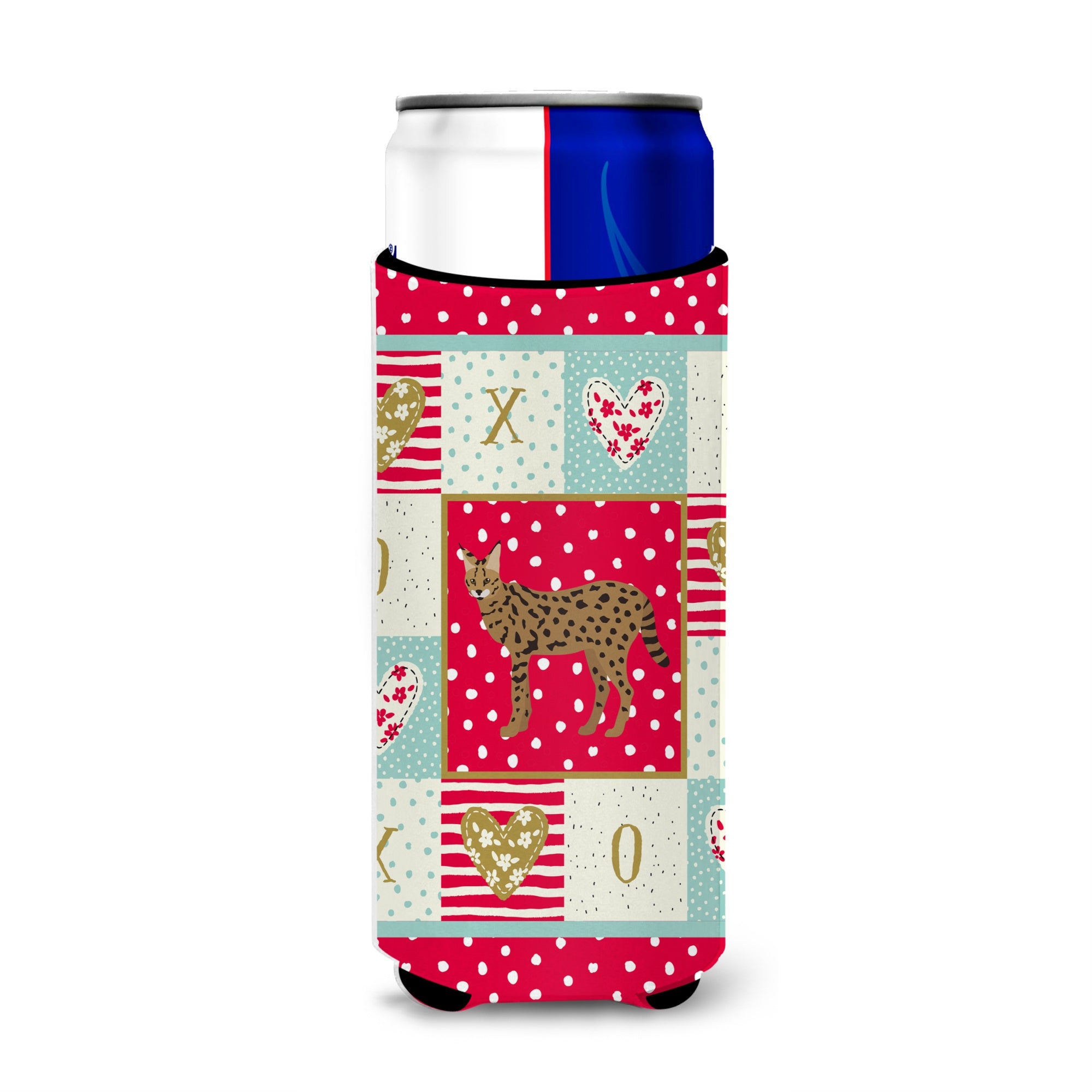 Savannah #3 Cat Love Ultra Hugger For Slim Cans Ck5697Muk
