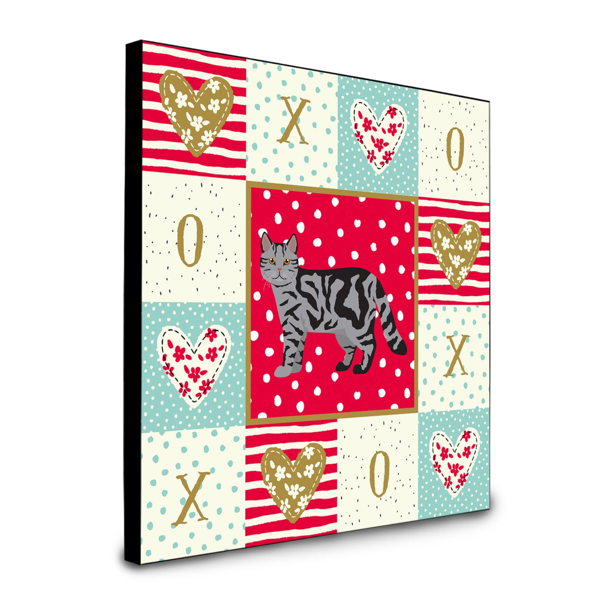 Scottish Straight Cat Love Artwork Wall Panel Ck5699Up88