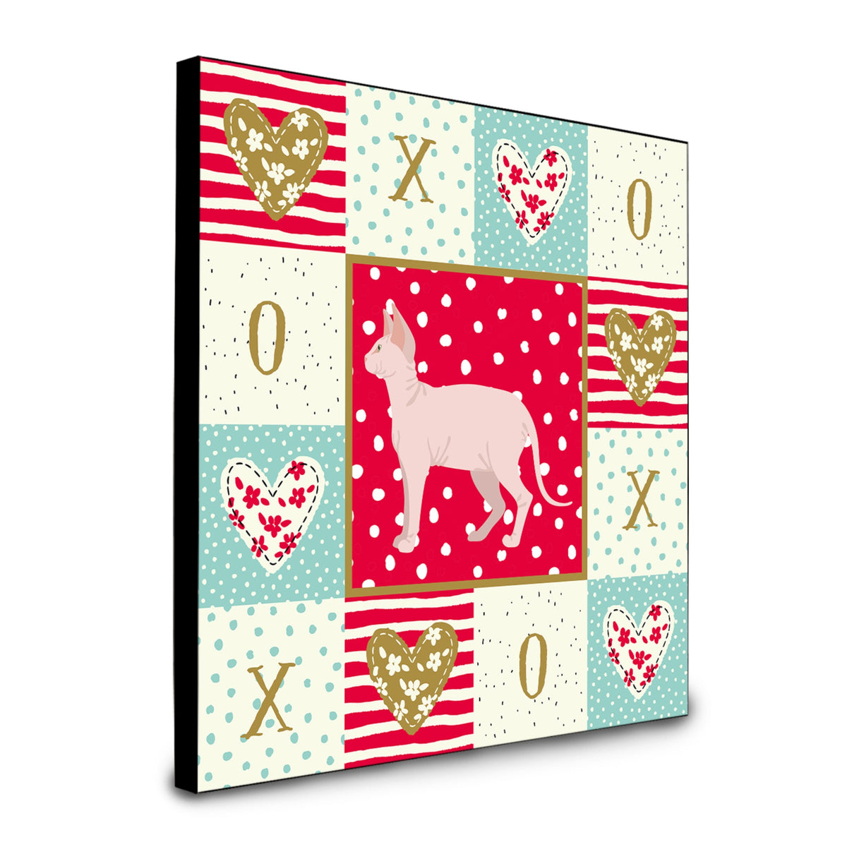 Sphynx Cat Love Artwork Wall Panel Ck5718Up88