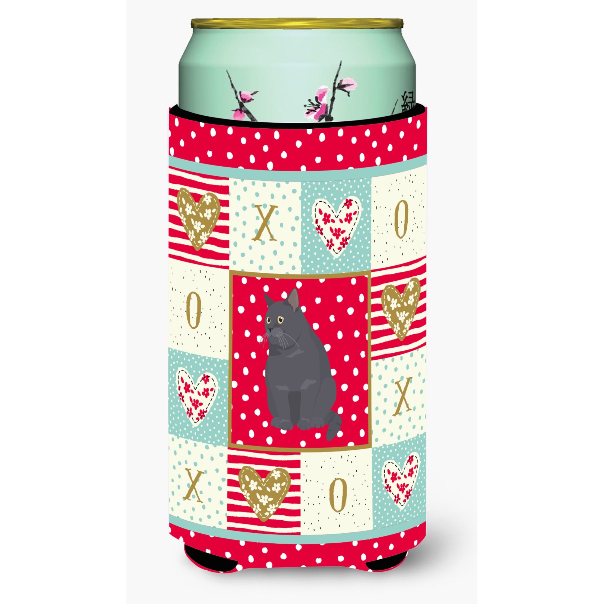British Shorthair #2 Cat Love Tall Boy Beverage Hugger Ck5746Tbc