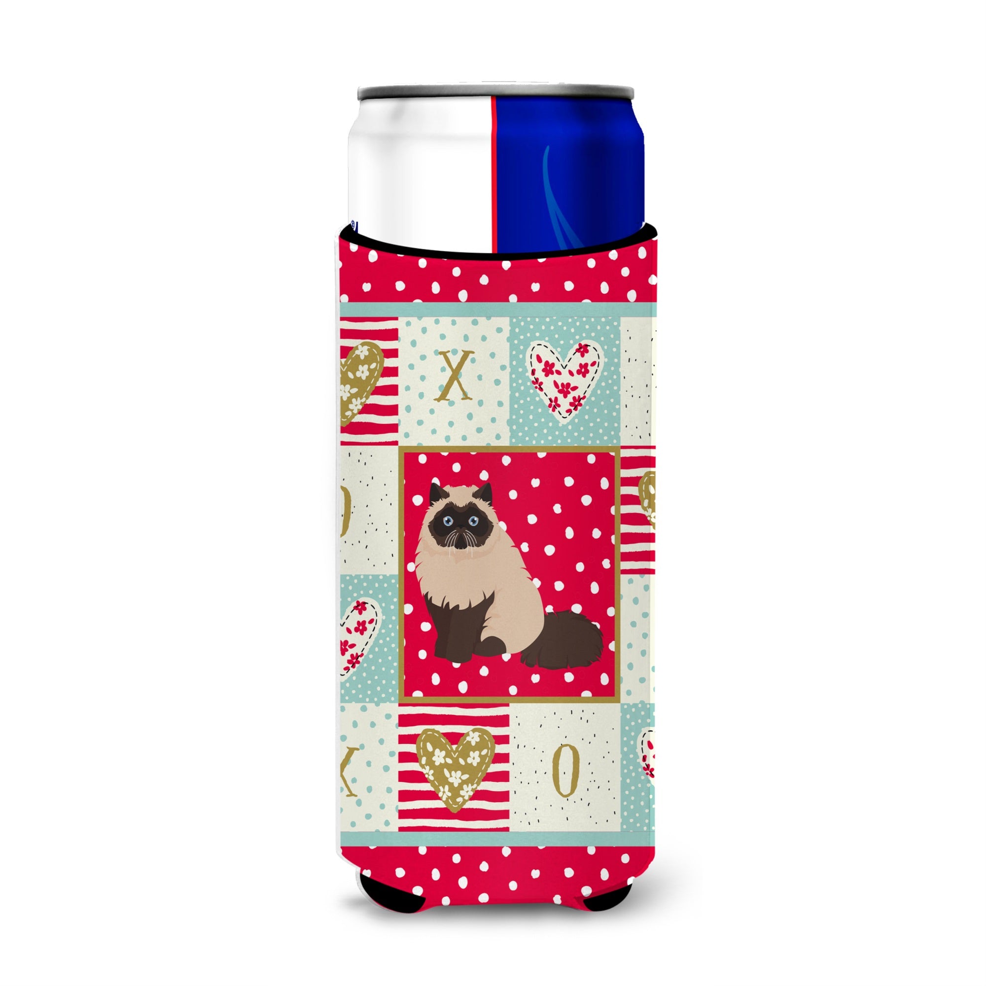 Colorpoint Persian Hymalayan Cat Love Ultra Hugger For Slim Cans Ck5753Muk