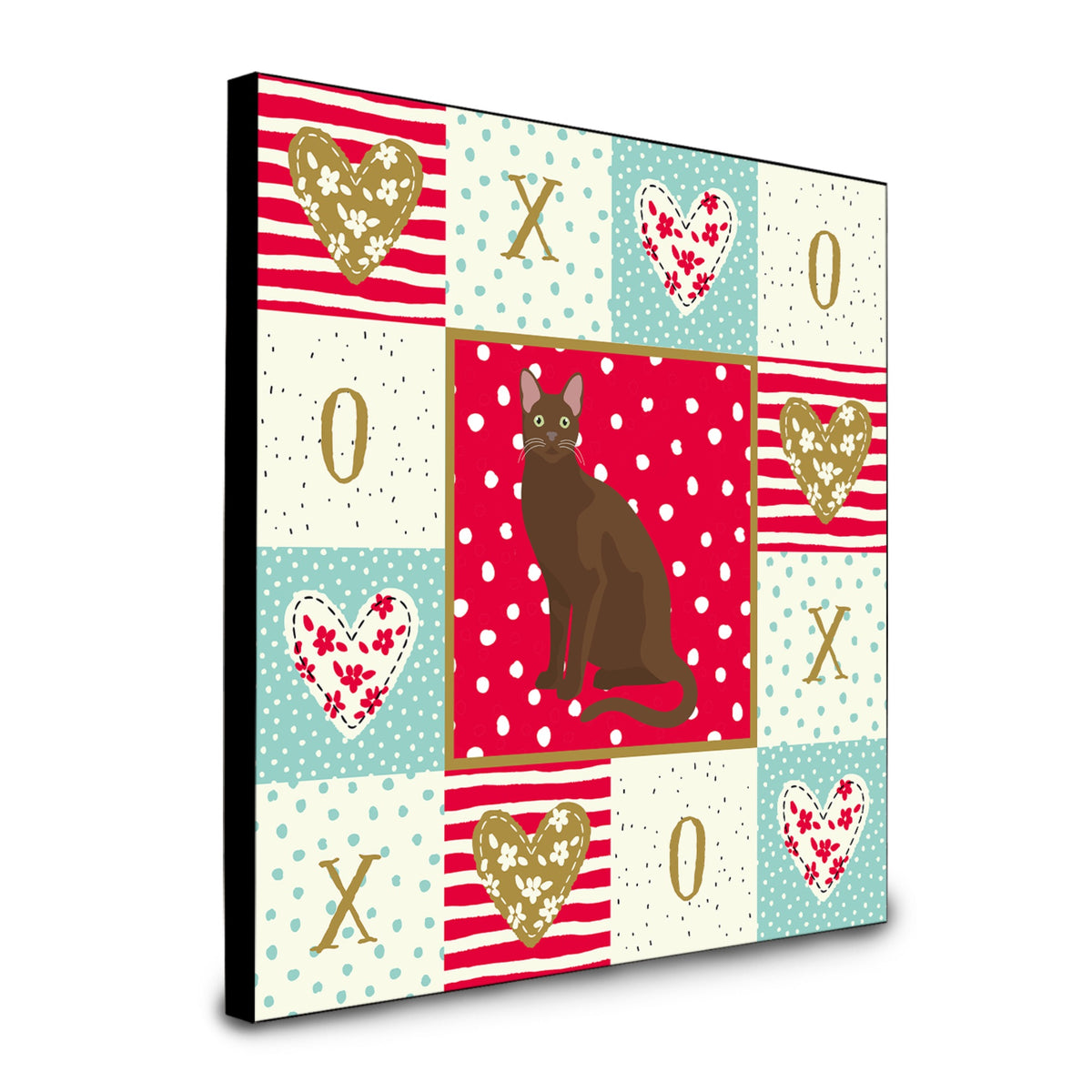 Havana Brown Cat Love Artwork Wall Panel Ck5764Up88