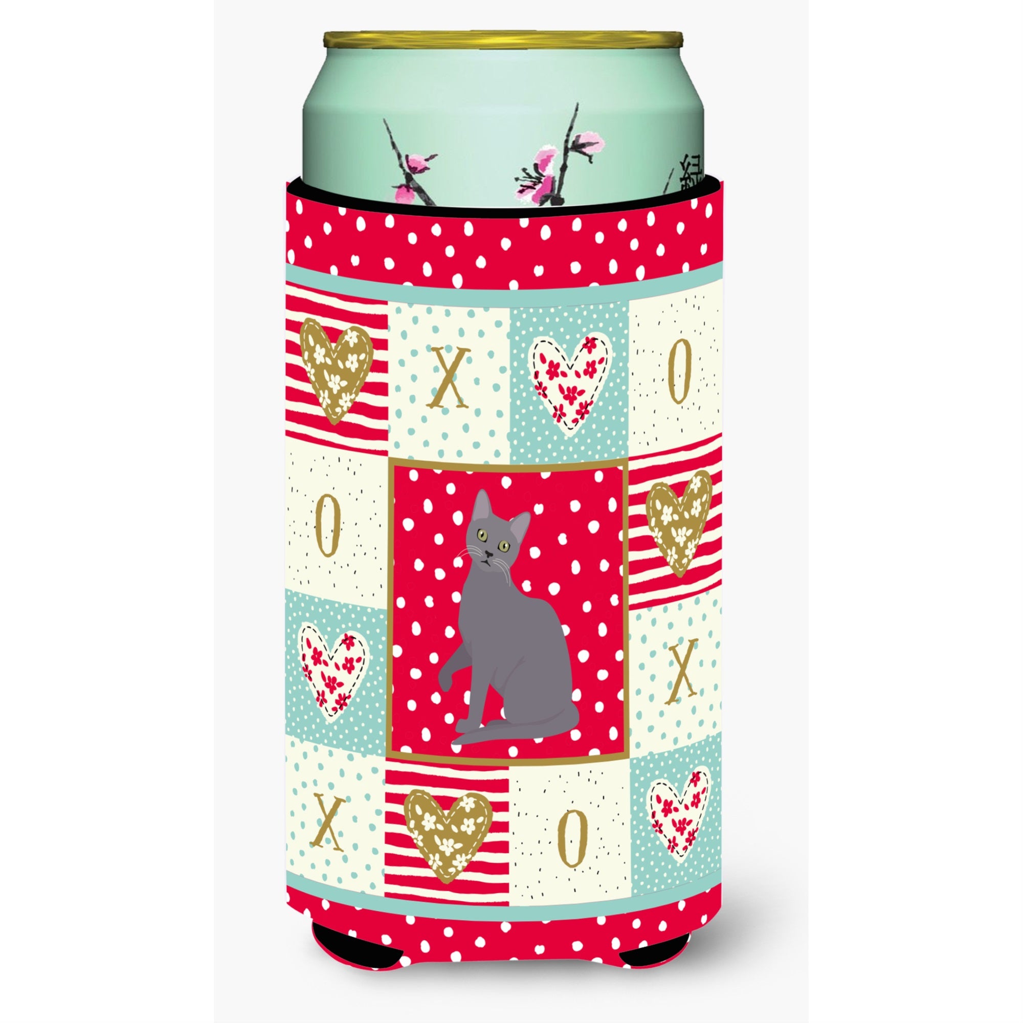 Korat Cat Love Tall Boy Beverage Hugger Ck5767Tbc