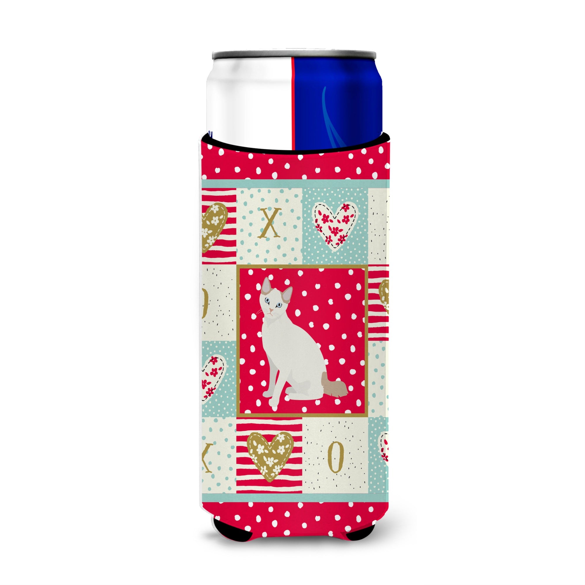 Korean Bobtail Cat Love Ultra Hugger For Slim Cans Ck5768Muk