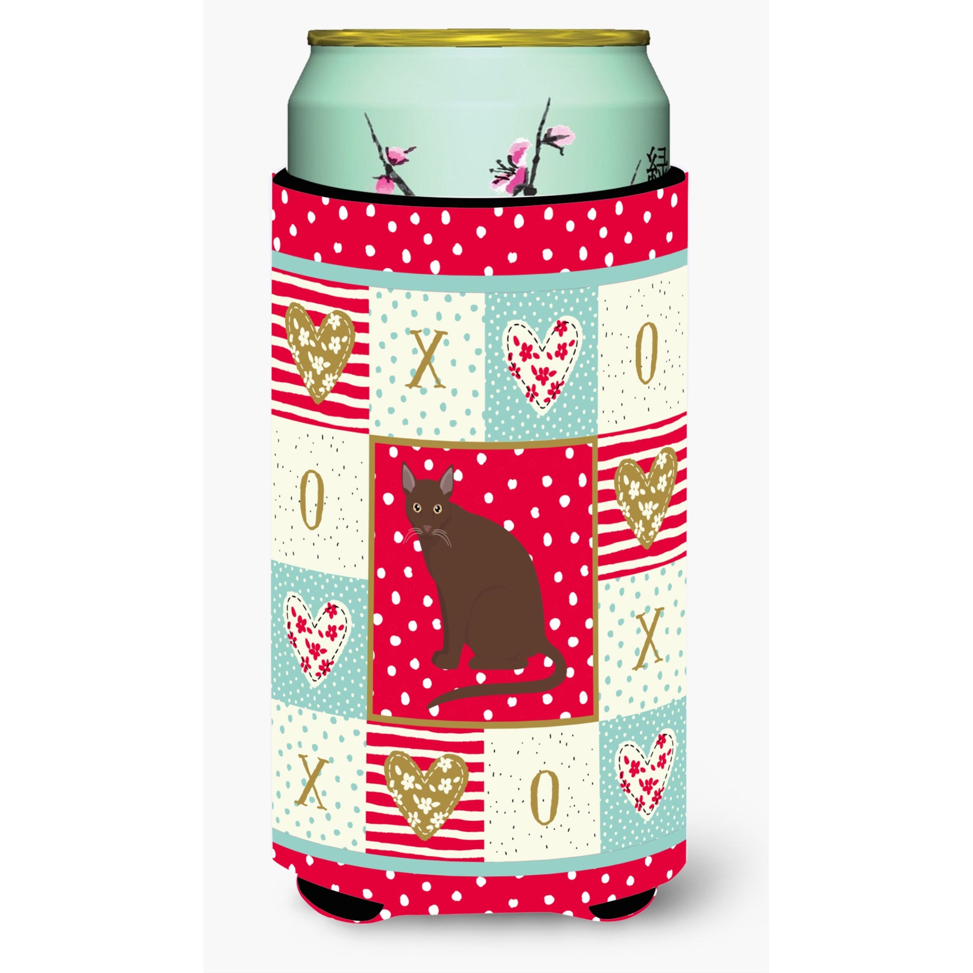 Raas Cat Love Tall Boy Beverage Hugger Ck5780Tbc