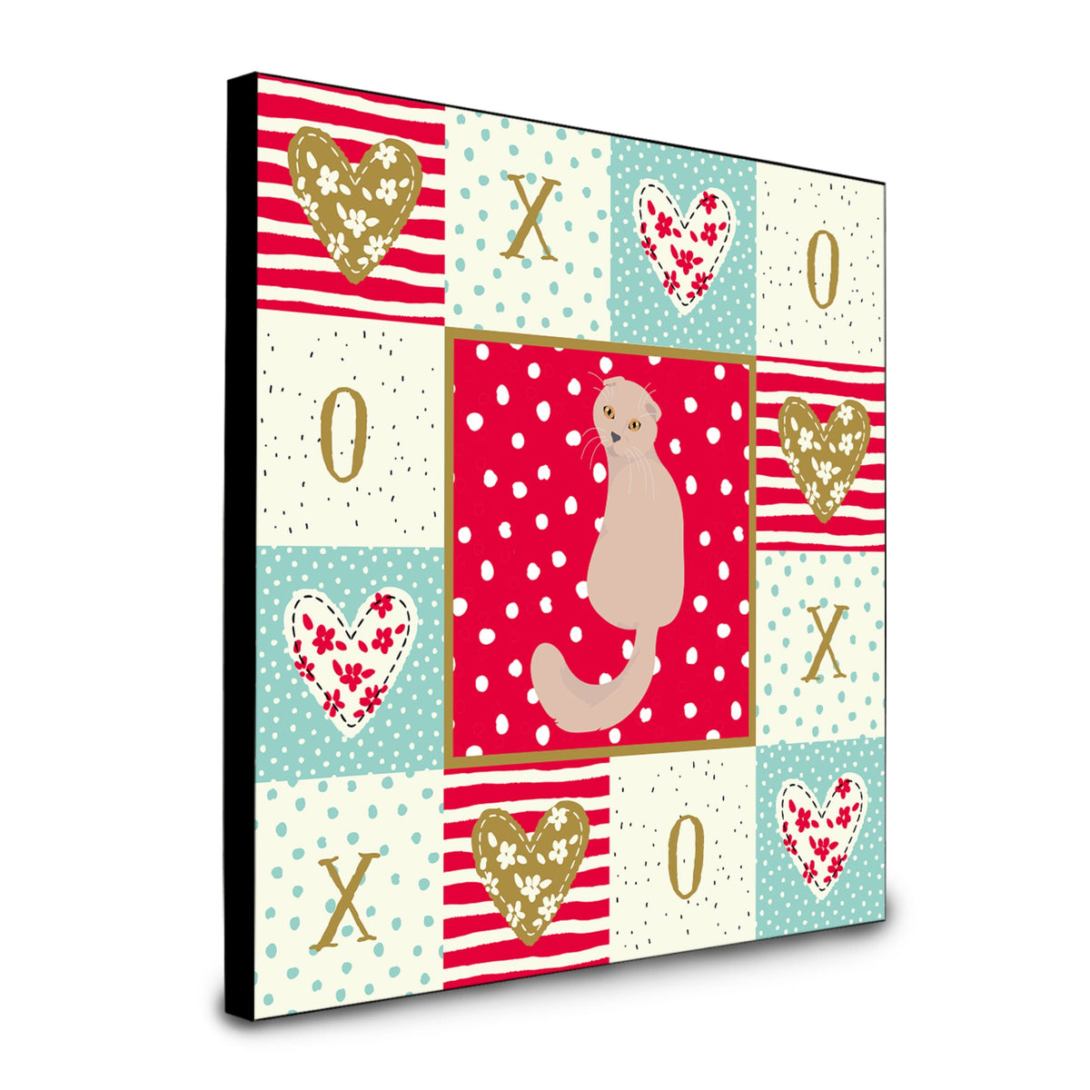 Scottish Fold Cat Love Artwork Wall Panel Ck5783Up88