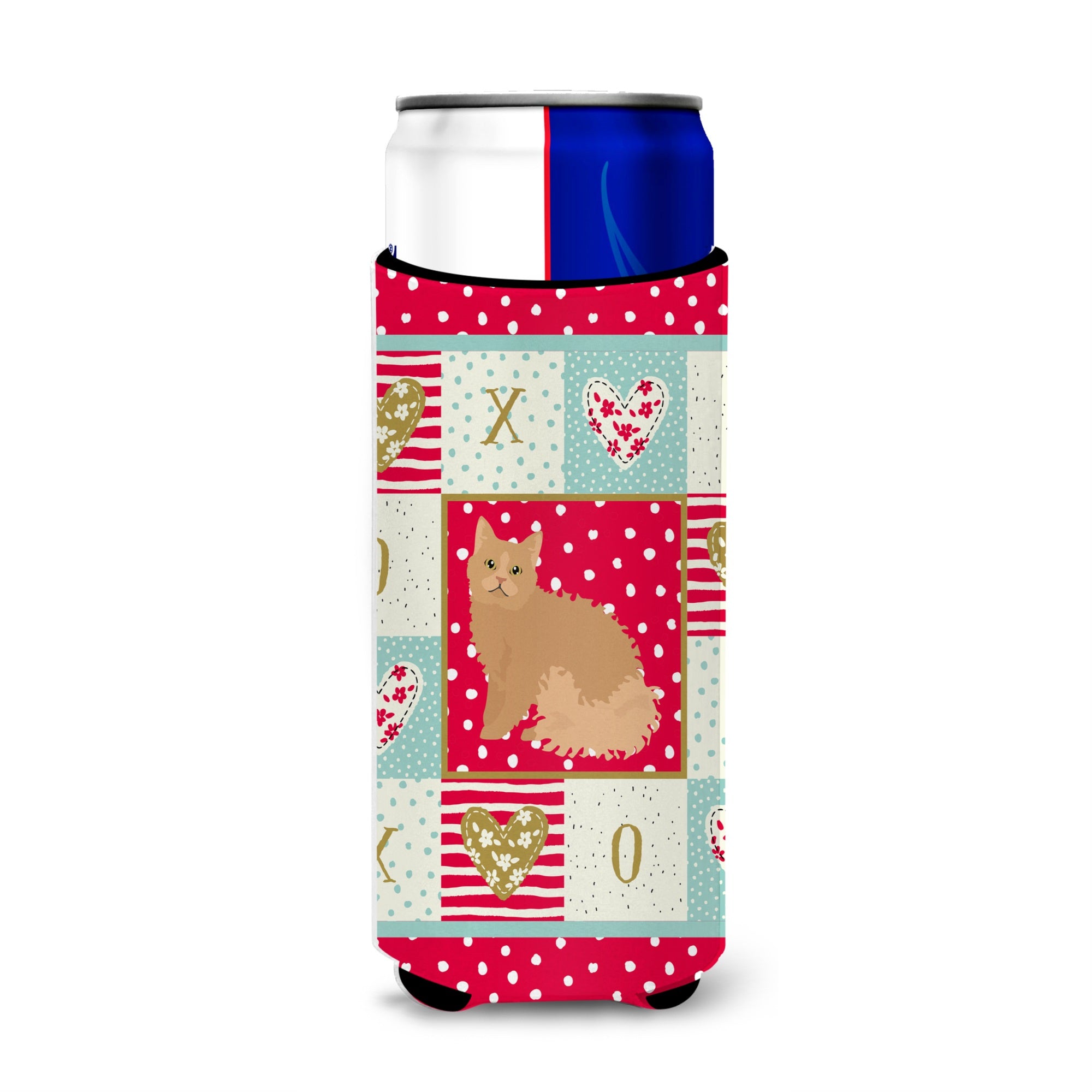 Selkirk Rex Cat Love Ultra Hugger For Slim Cans Ck5784Muk
