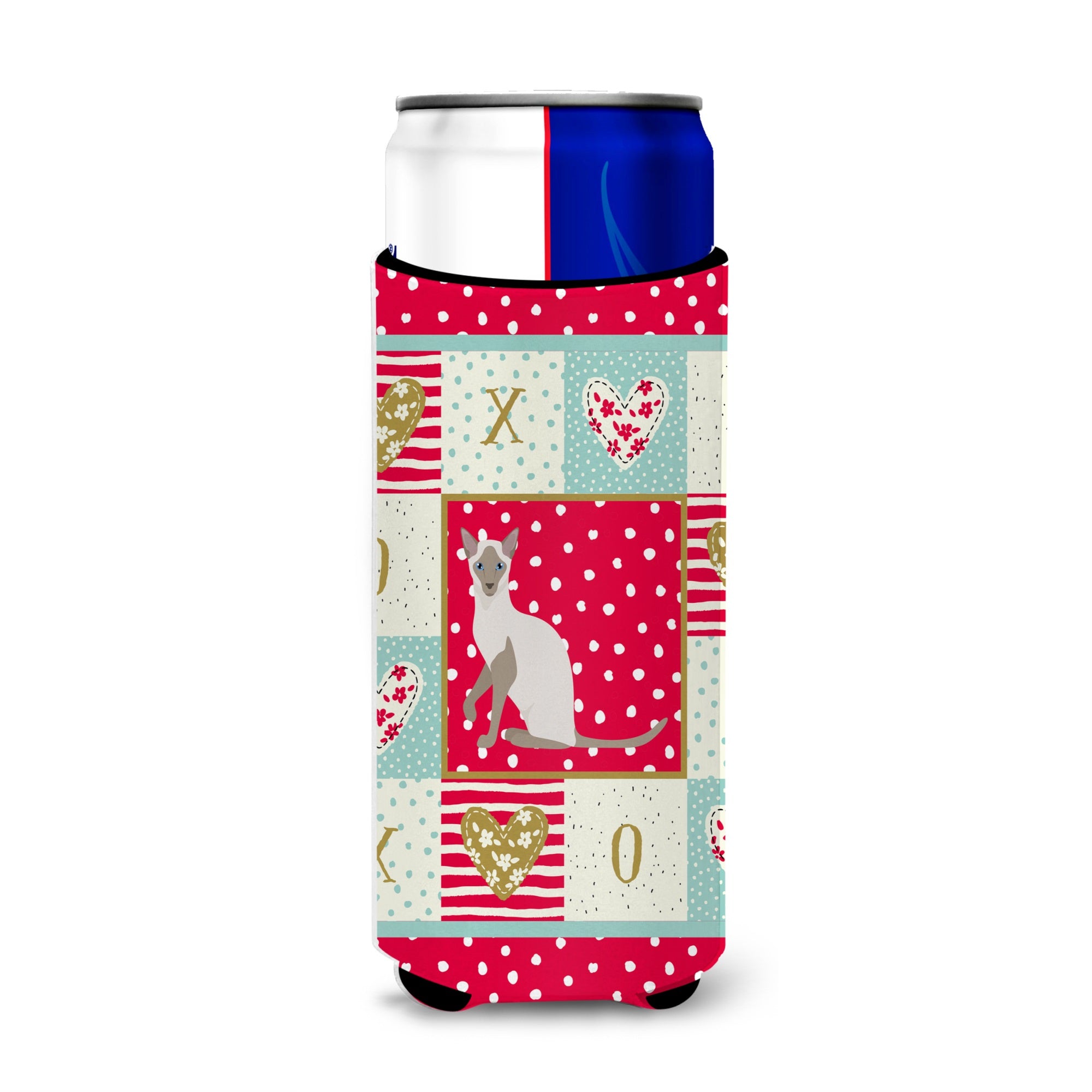 Siamese Modern Cat Love Ultra Hugger For Slim Cans Ck5786Muk