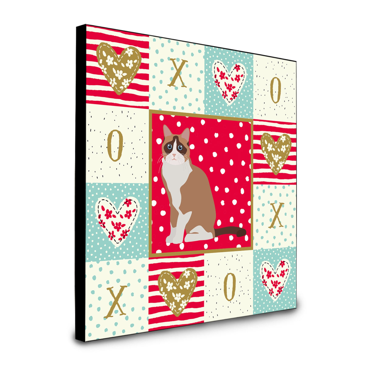 Snowshoe #2 Cat Love Artwork Wall Panel Ck5792Up88