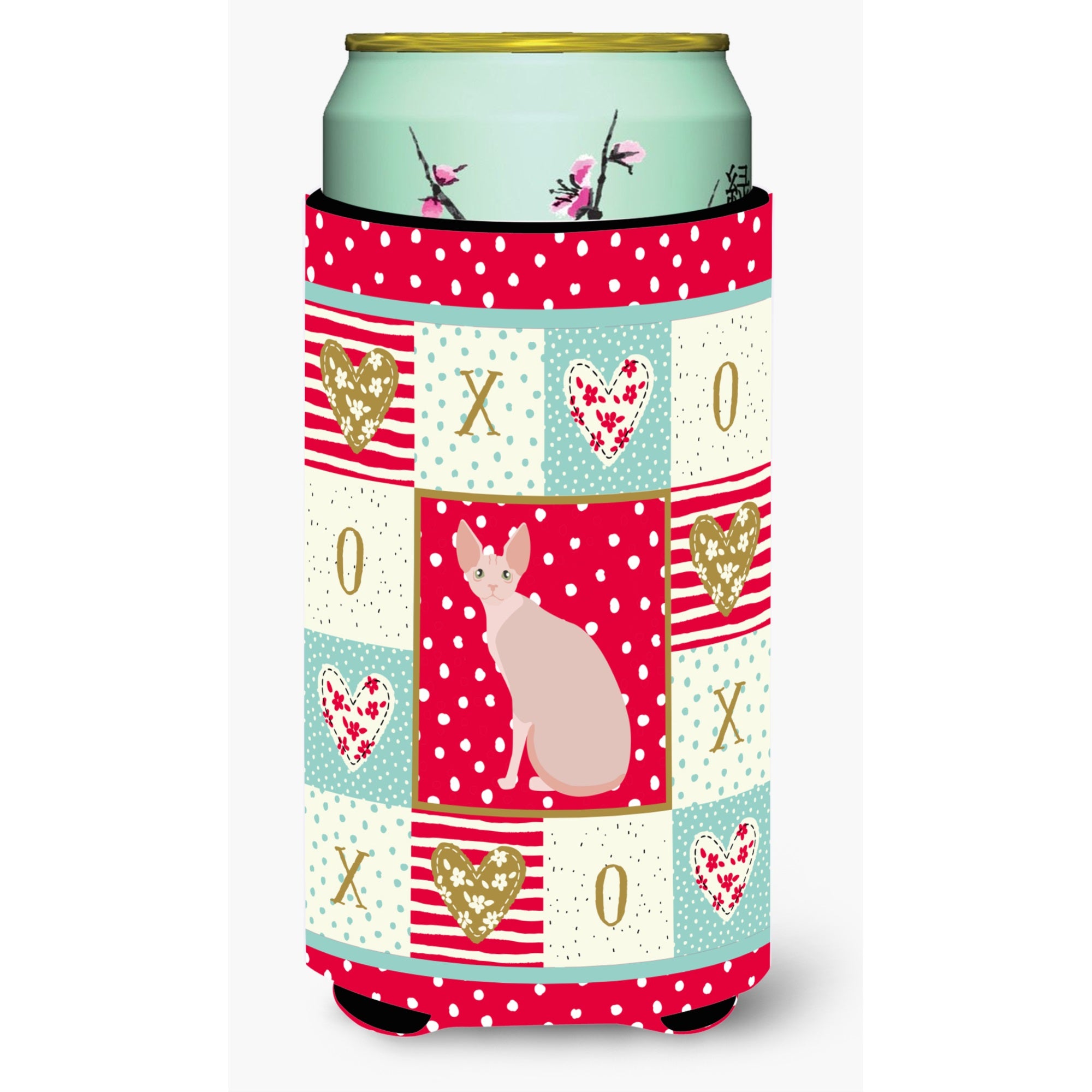 Sphynx #2 Cat Love Tall Boy Beverage Hugger Ck5795Tbc