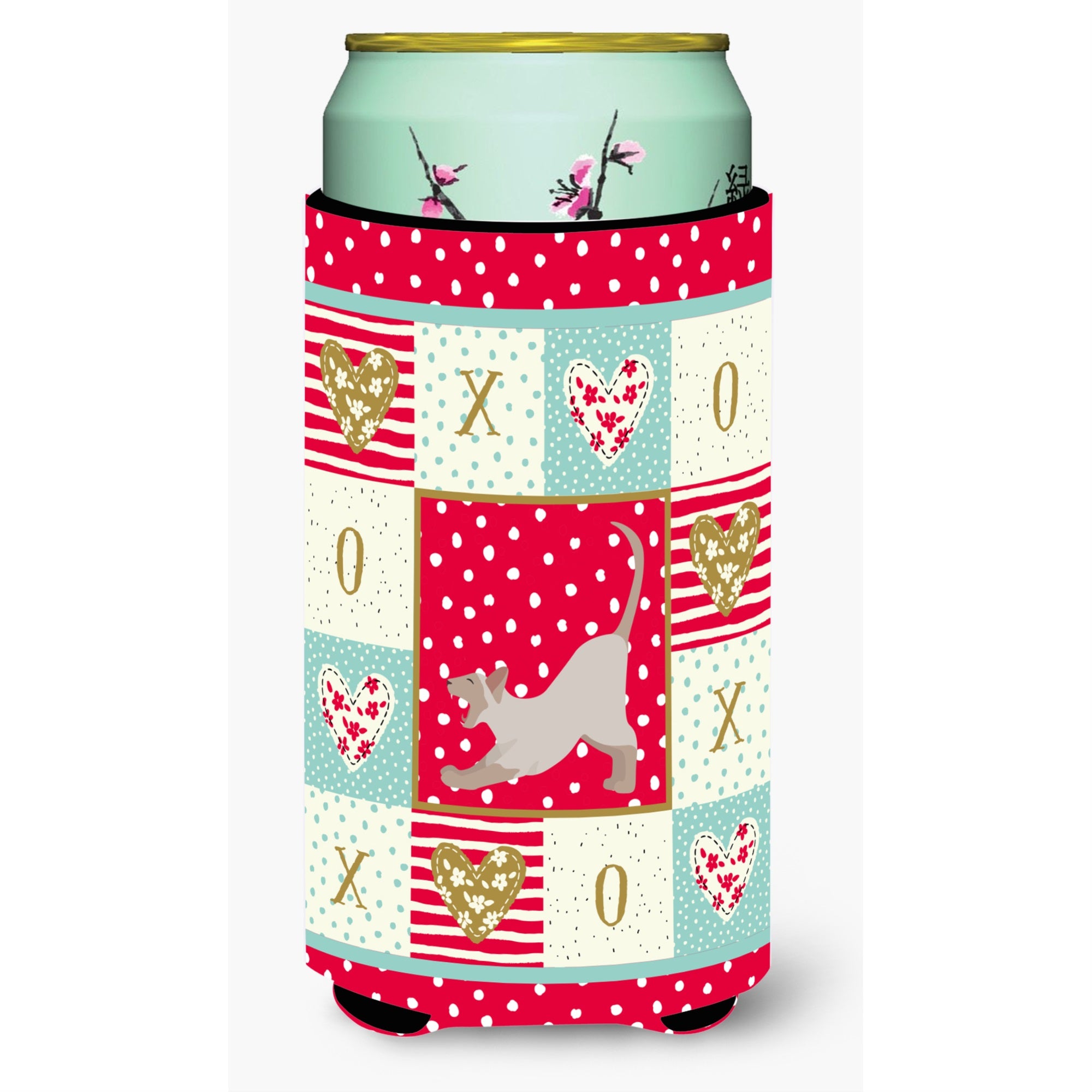 Thai Lilac Cat Love Tall Boy Beverage Hugger Ck5798Tbc