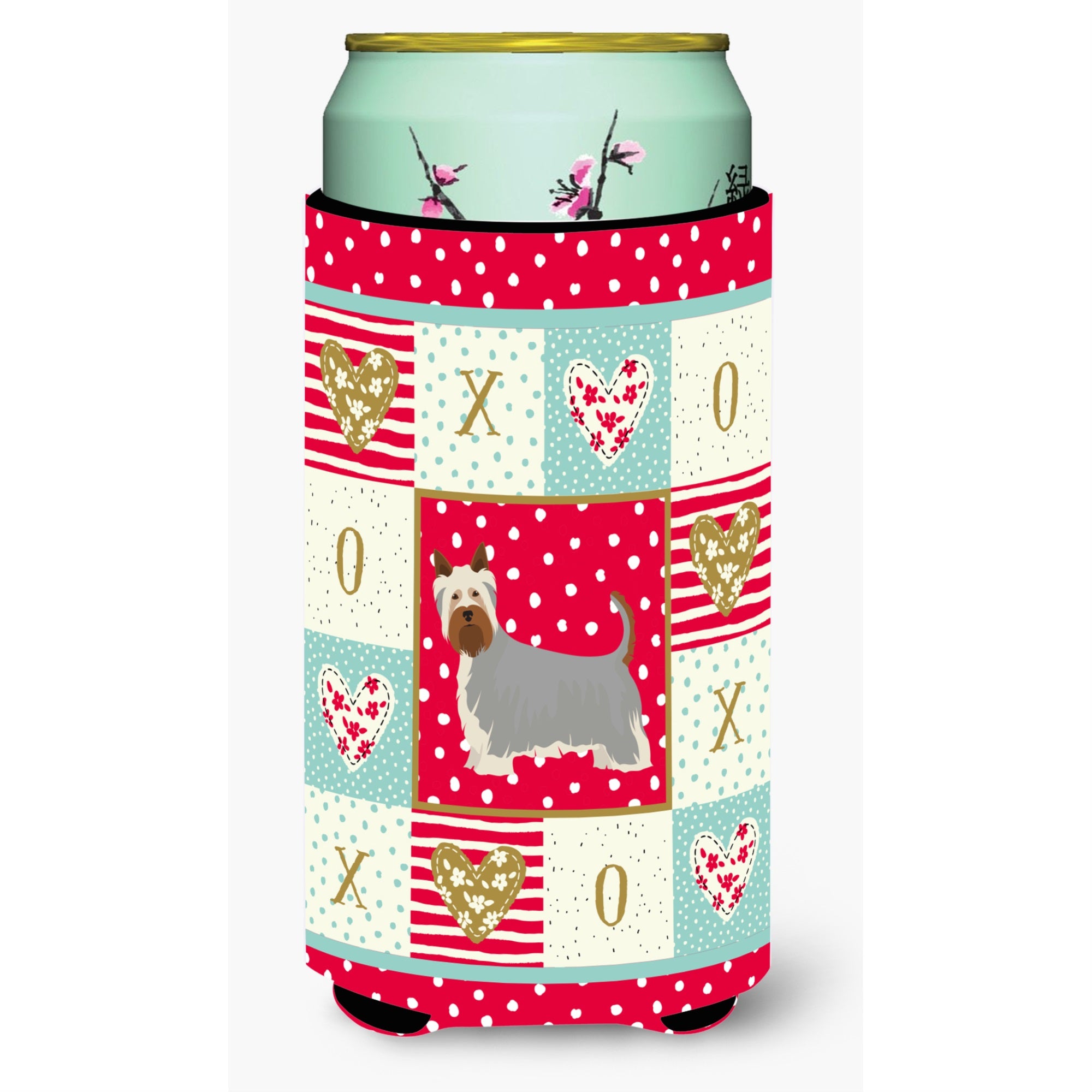 Australian Silky Terrier #2 Love Tall Boy Beverage Hugger Ck5811Tbc