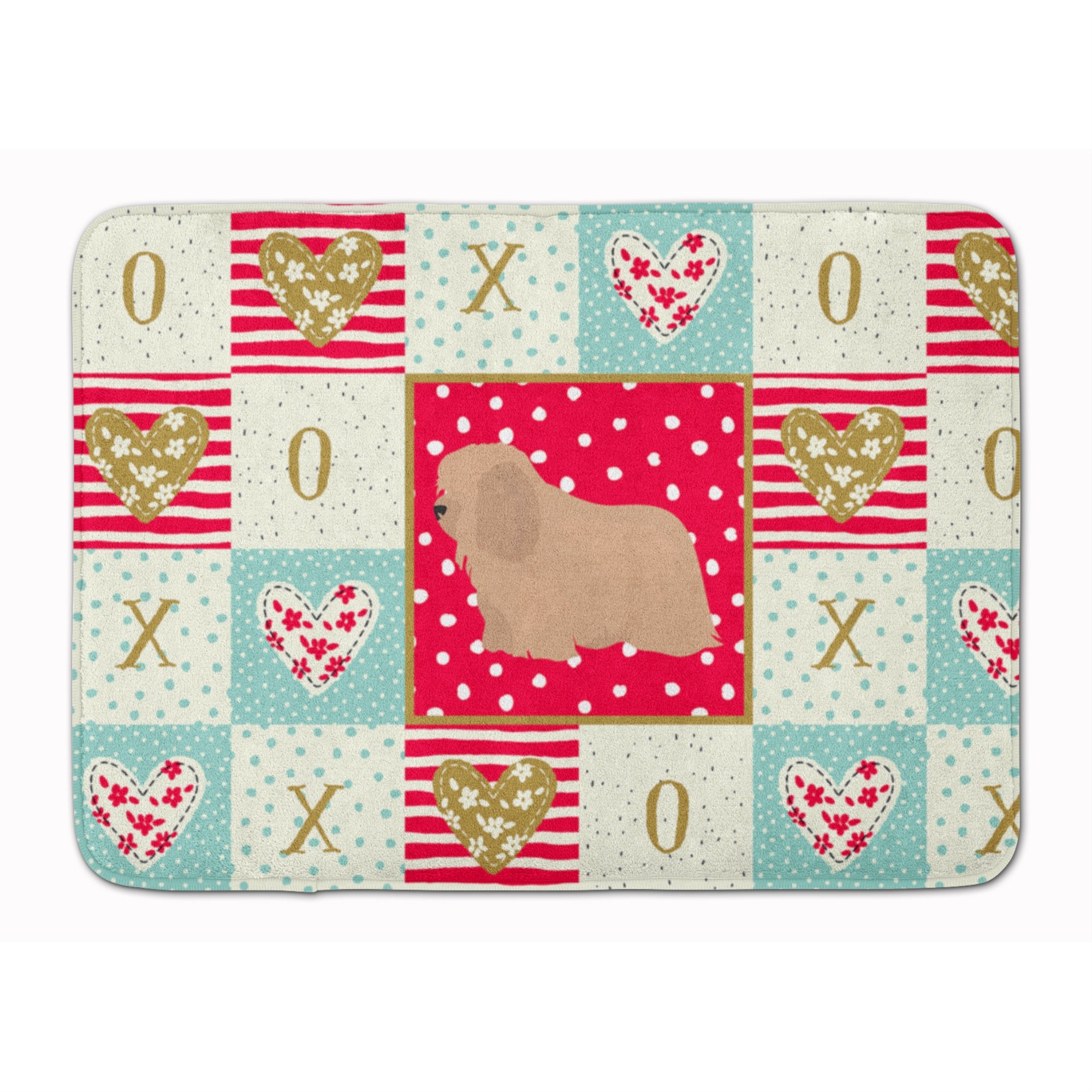 Caroline'S Treasures Coton De Tulear #1 Love Machine Washable Memory Foam Mat Doormats, Multicolor
