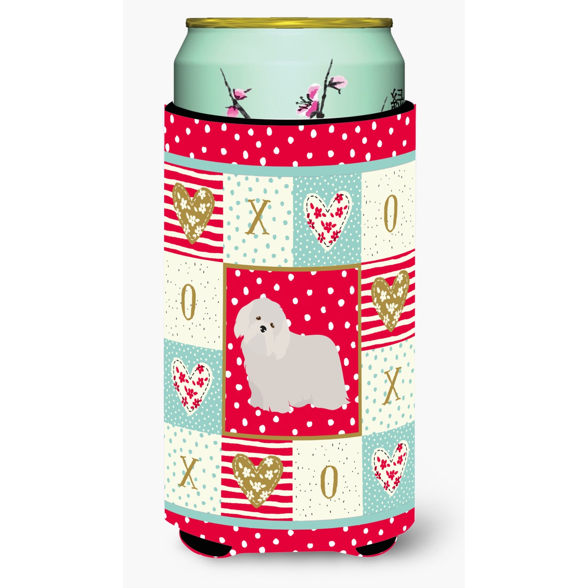Coton De Tulear #2 Love Tall Boy Beverage Hugger Ck5824Tbc