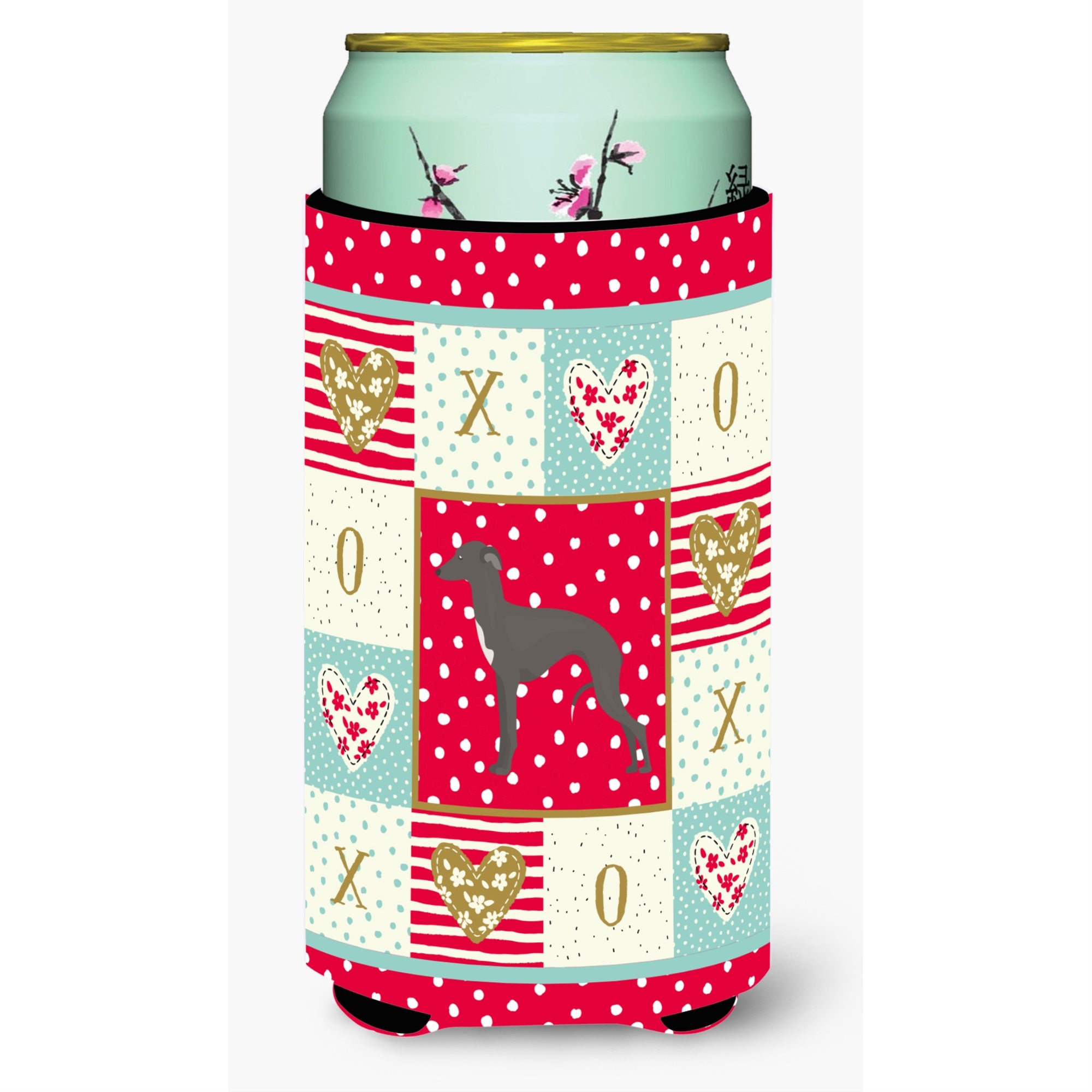 Italian Greyhound #1 Love Tall Boy Beverage Hugger Ck5845Tbc