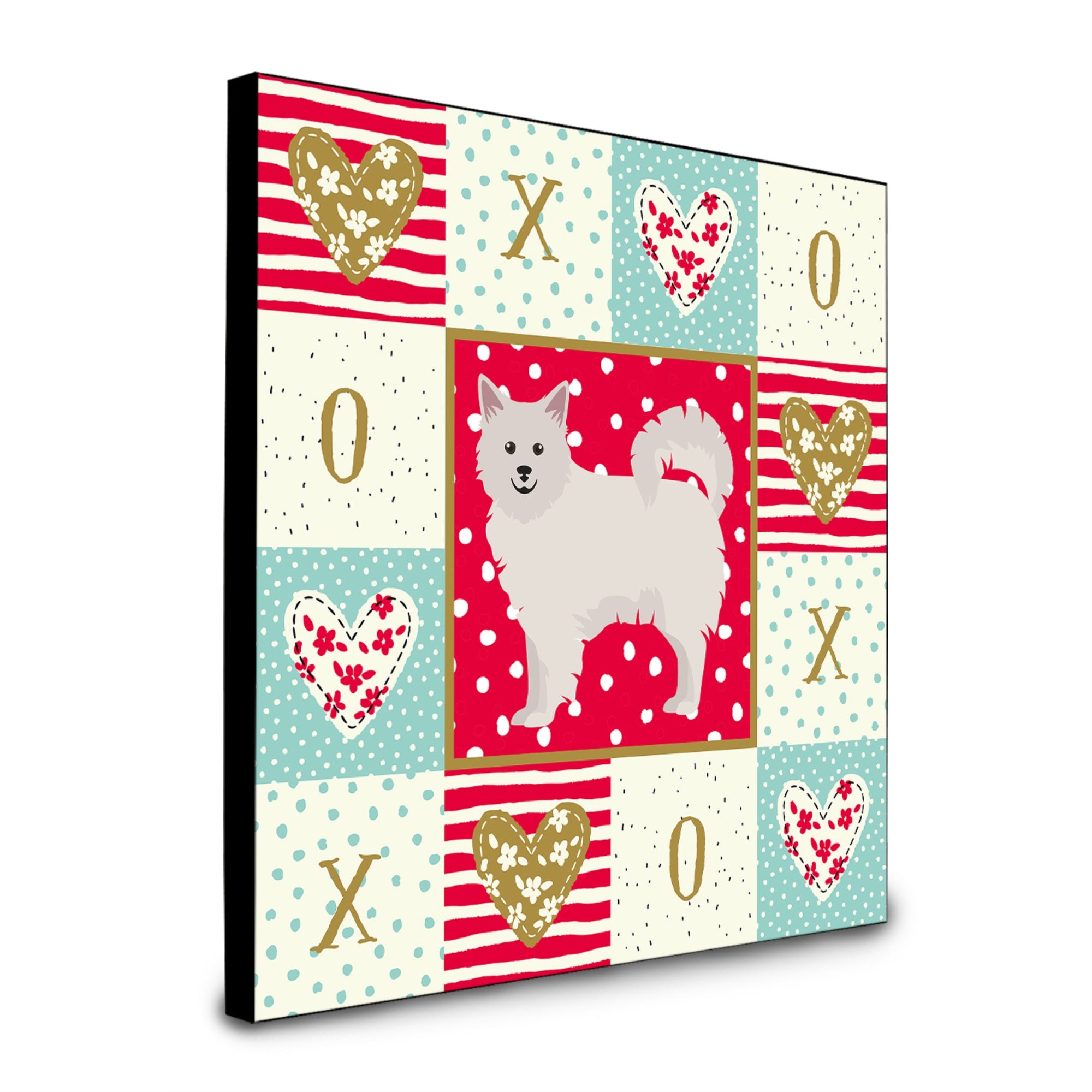 Italian Spitz Love Artwork Wall Panel Ck5847Up88