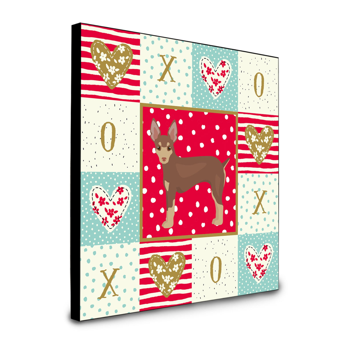Miniature Fox Terrier Love Artwork Wall Panel Ck5866Up88