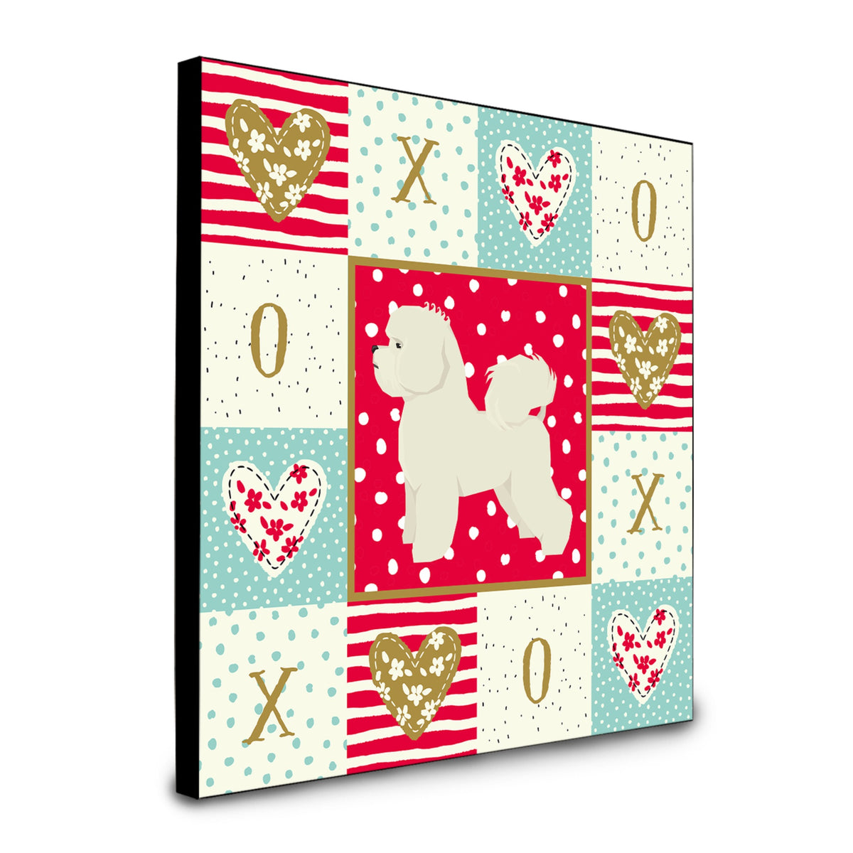 Bichon Frise Love Artwork Wall Panel Ck5911Up88