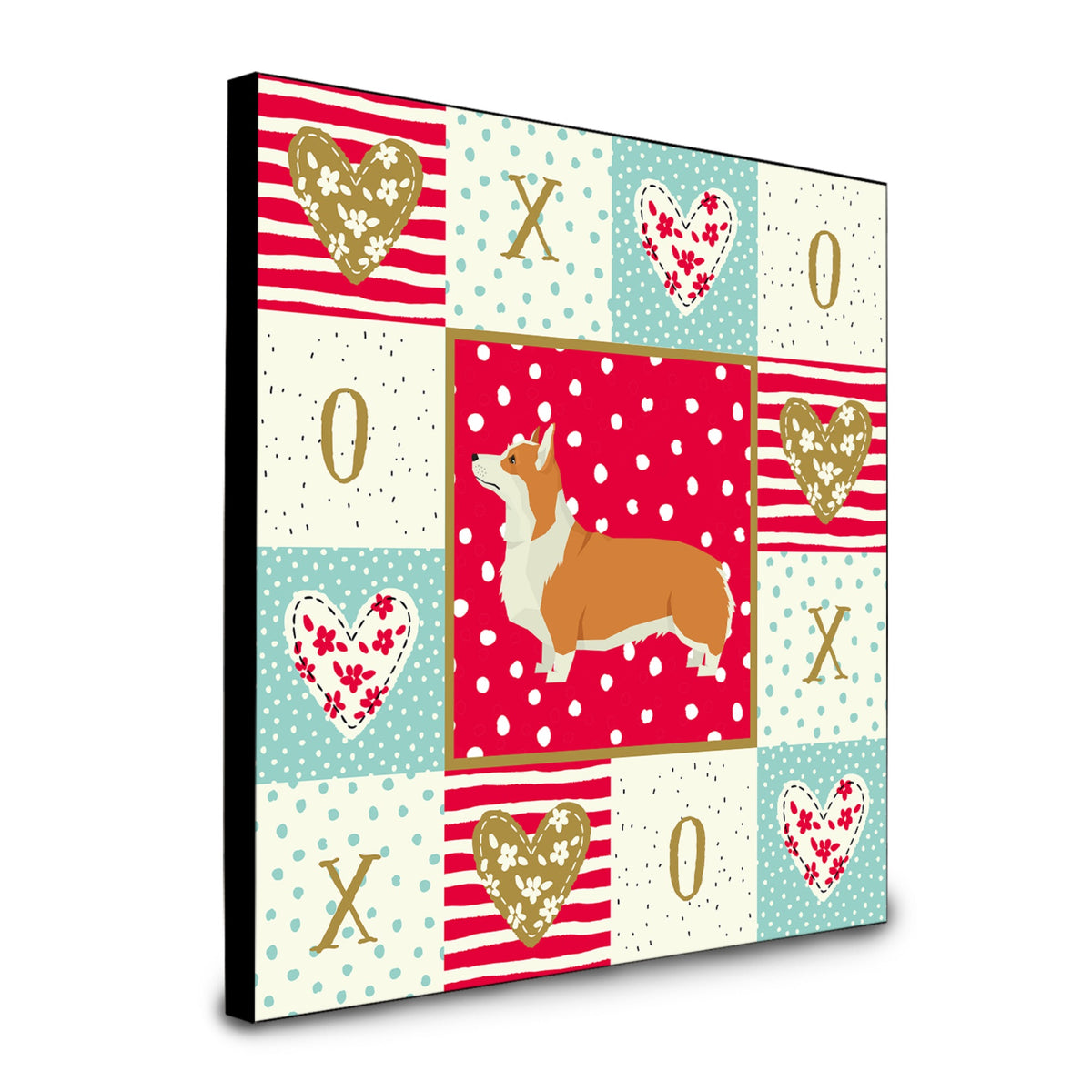 Pembroke Corgi Love Artwork Wall Panel Ck5944Up88