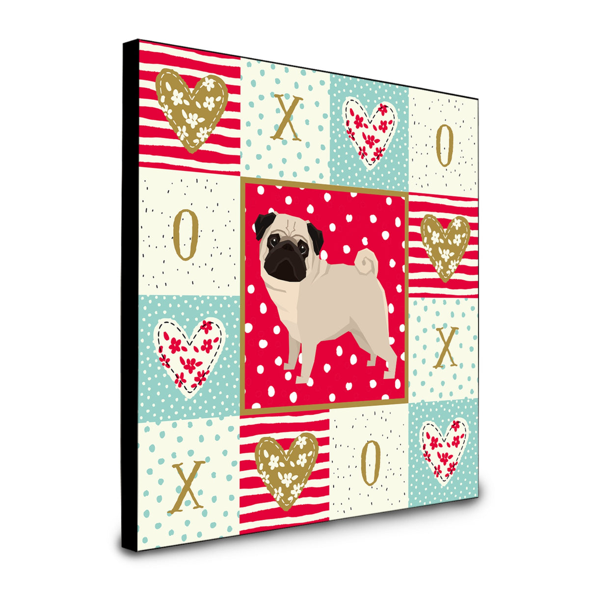 Pug Love Artwork Wall Panel Ck5947Up88