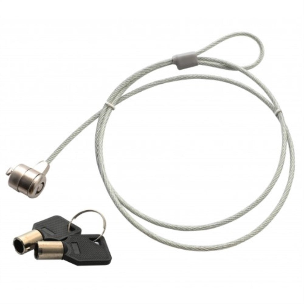 1.8-Meter Stainless Steel Notebook Security Lock with Key