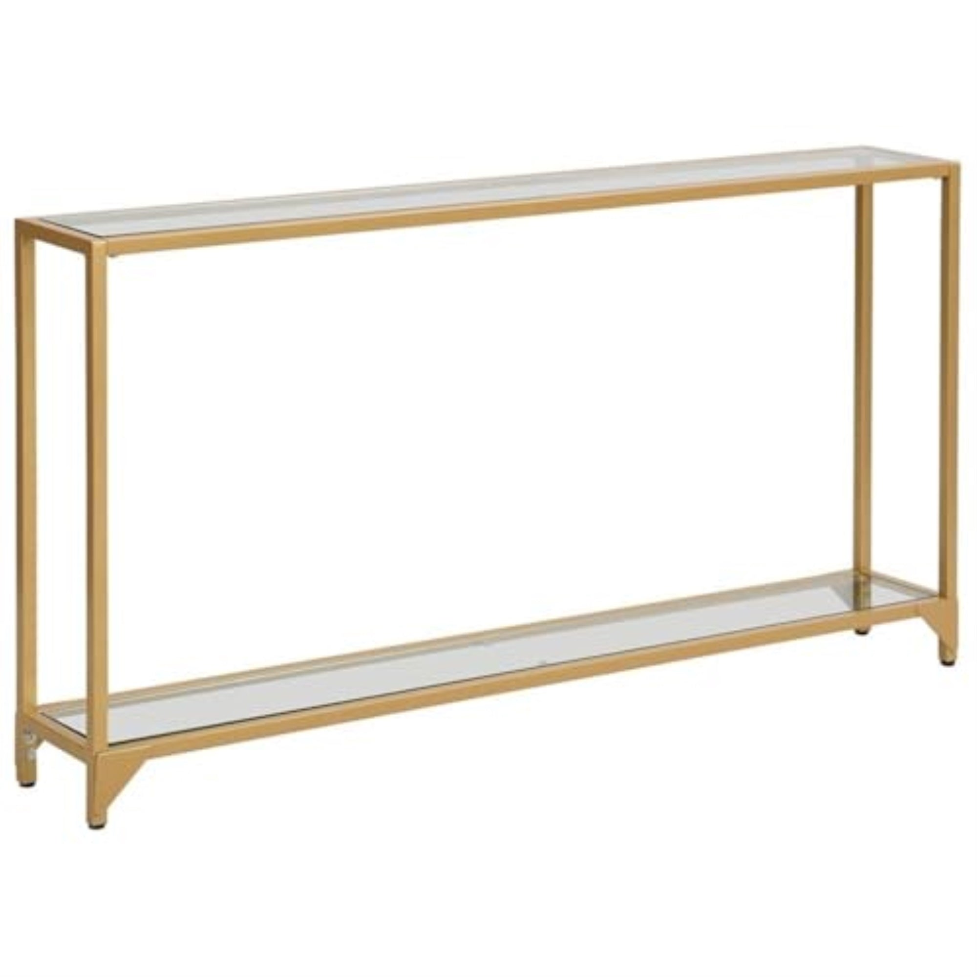 Graydon Slim Console Table - Gold