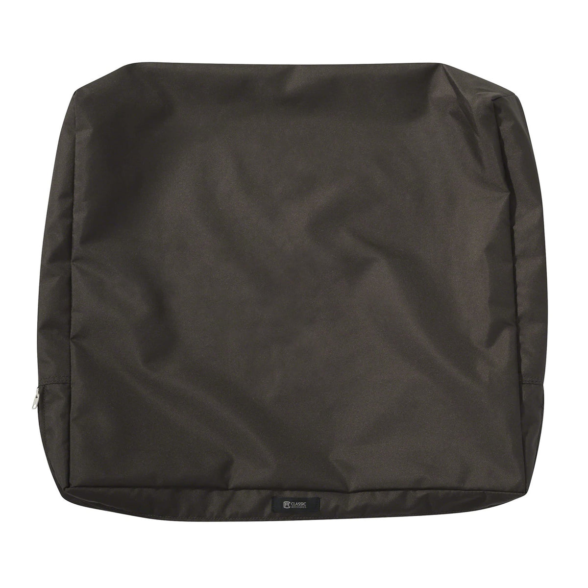 Classic Accessories Ravenna Patio Back Cushion Slip Cover - Durable Outdoor Cushion, Espresso, 21'L X 20'W X 4'Thick