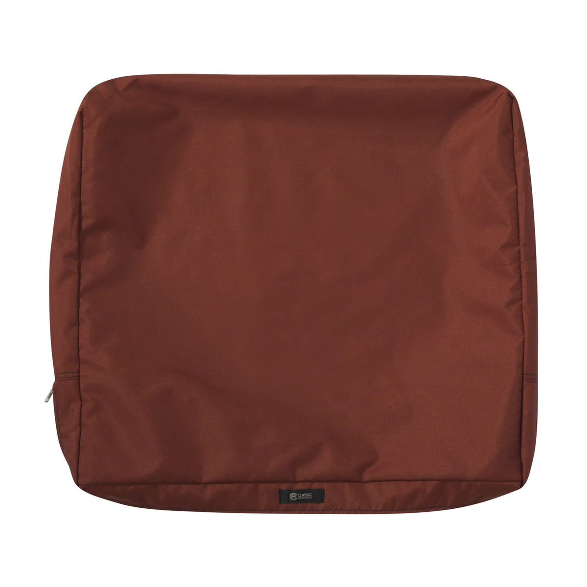 Classic Accessories Ravenna Patio Back Cushion Slip Cover - Durable Outdoor Cushion, Spice, 21'L X 20'W X 4'Thick