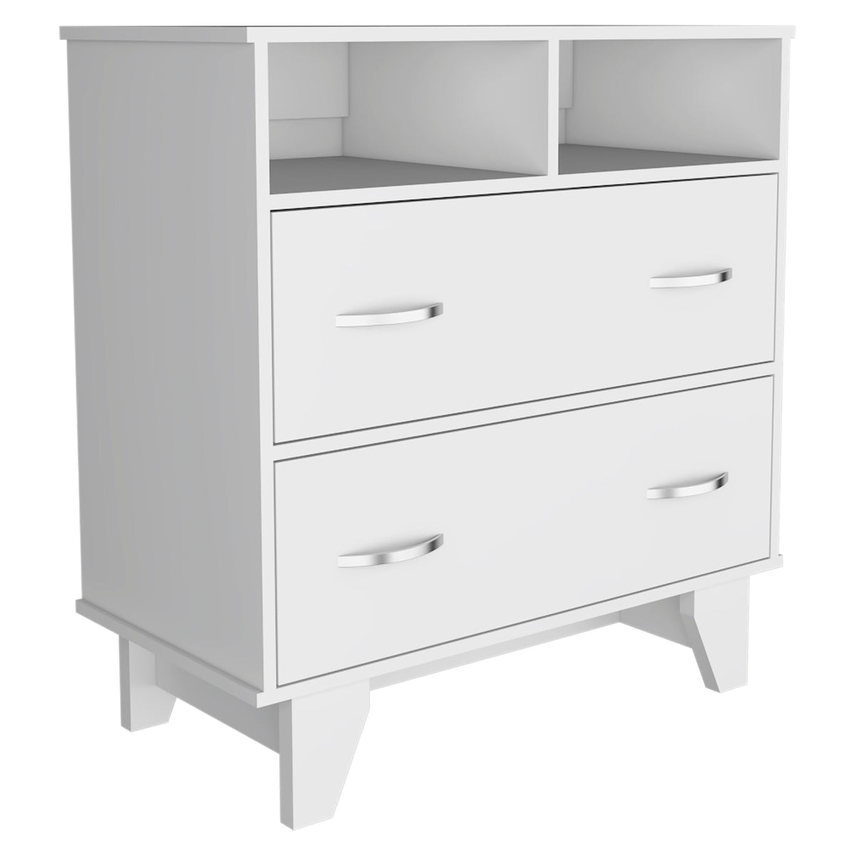 Portanova Two Drawer Dresser  -Bedroom -White