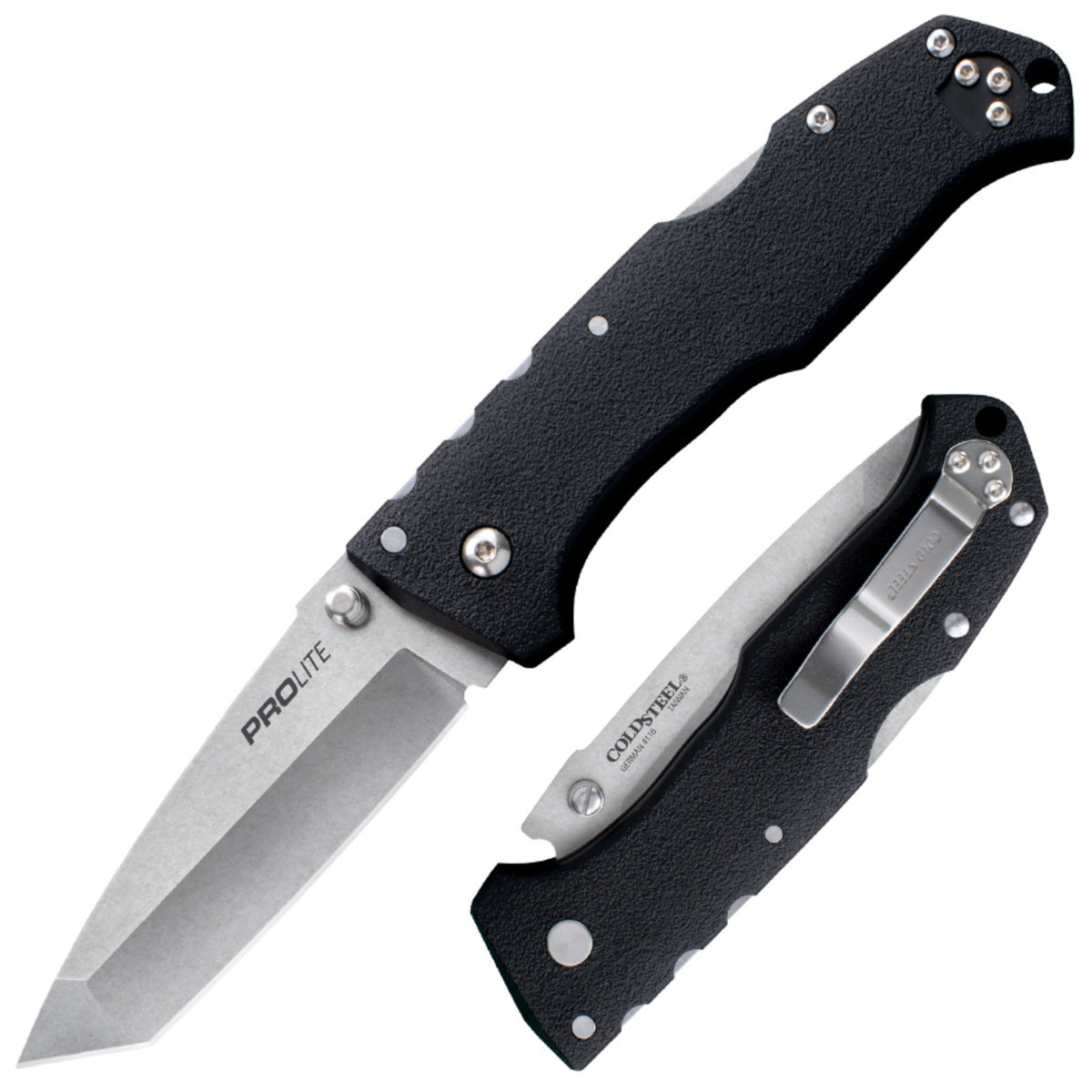 20Nst - Cold Steel Pro Lite Tanto Black Handle
