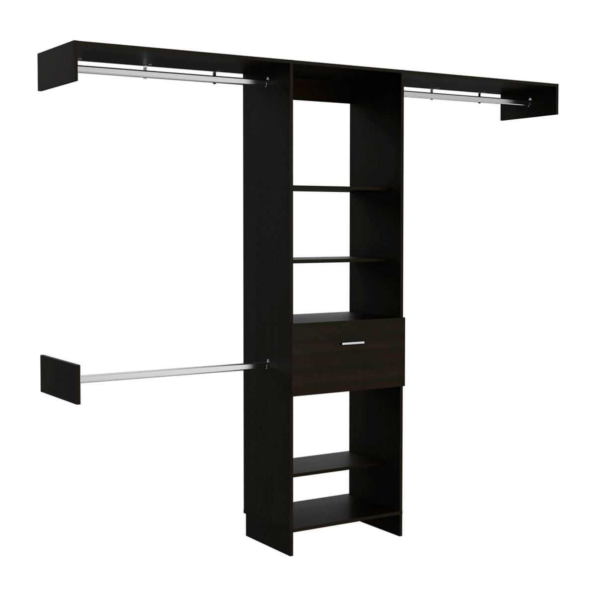 Manchester 250 Closet System -Bedroom -Black