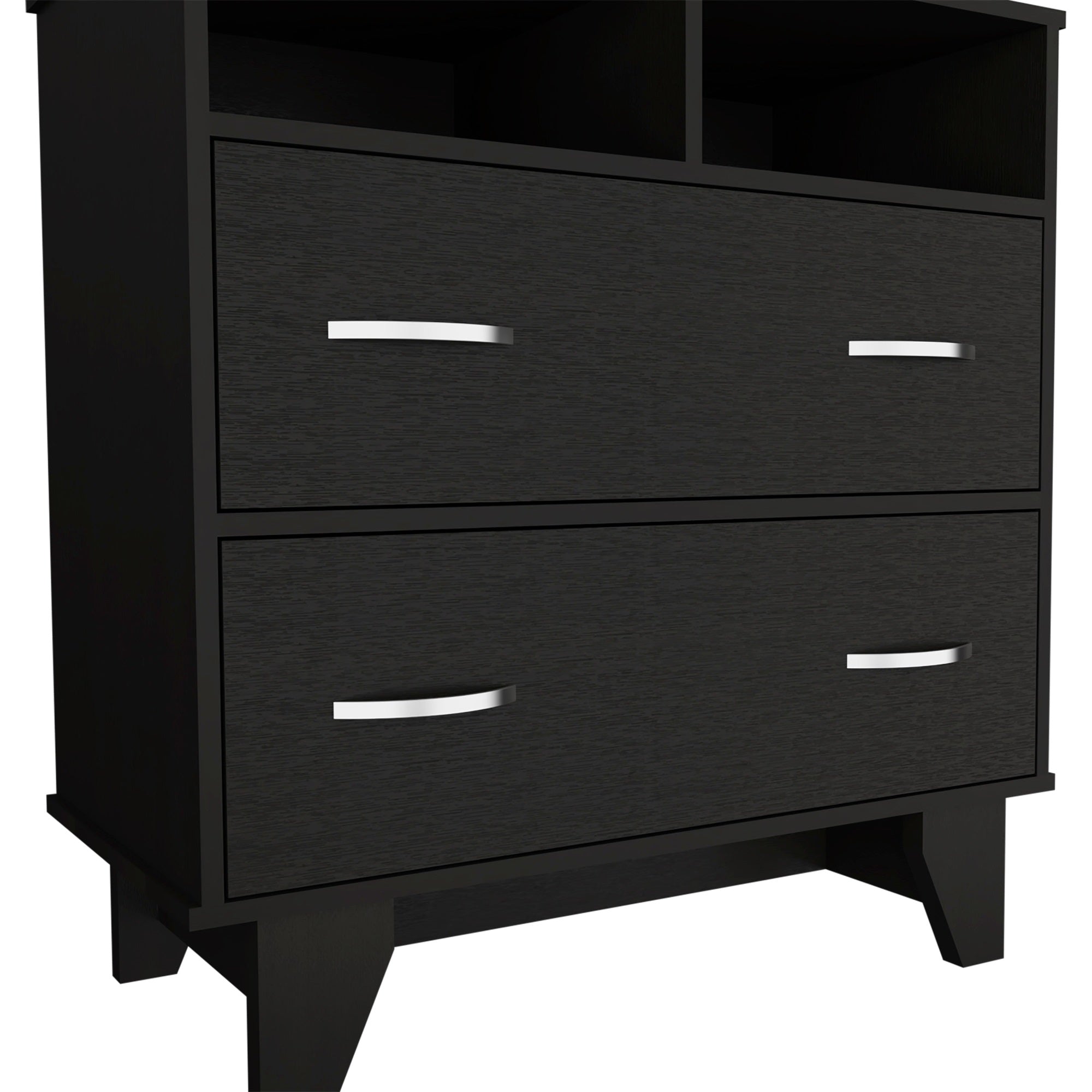 Portanova Two Drawer Dresser  -Bedroom -Black