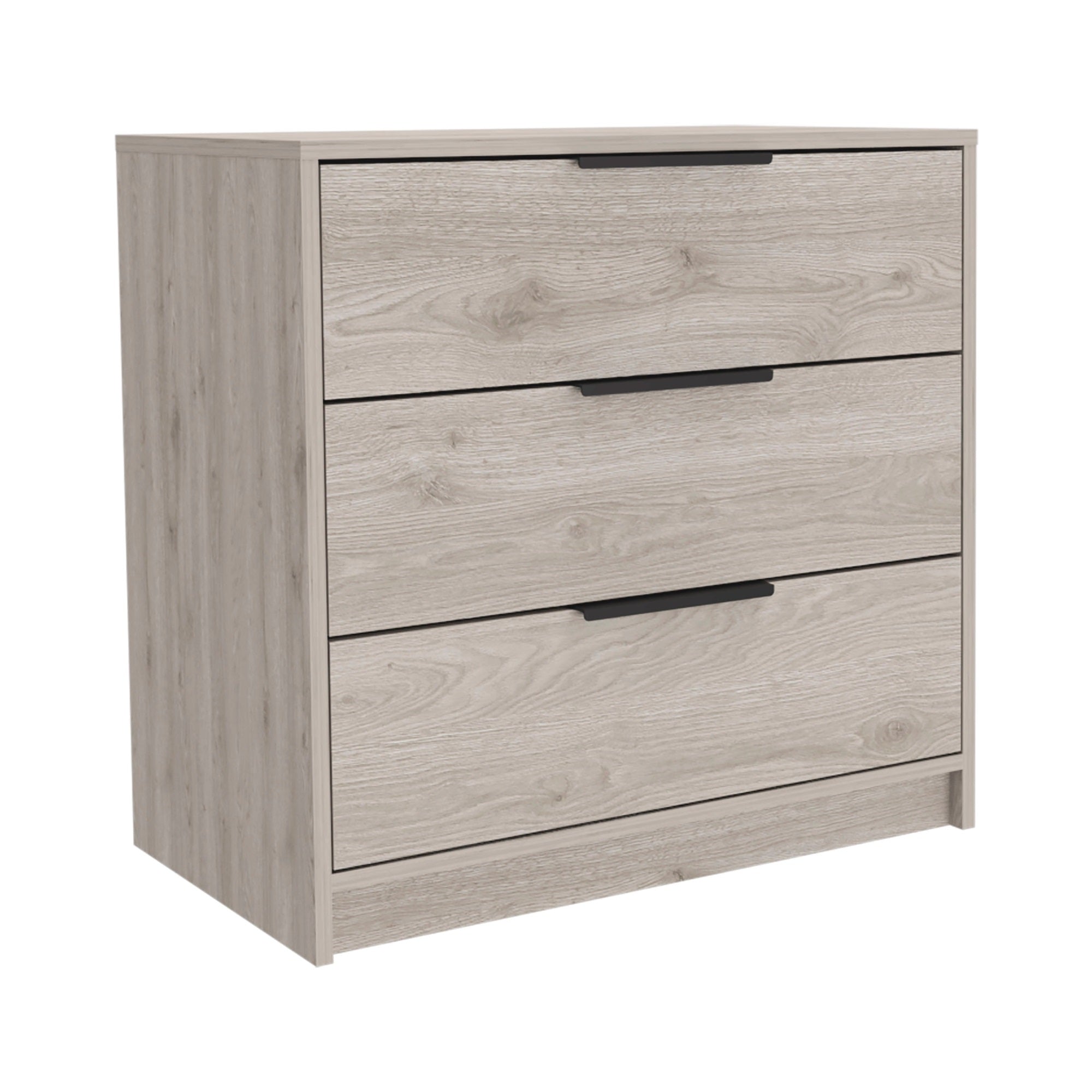 Kaia 3 Drawers Dresser  -Bedroom -Light Gray