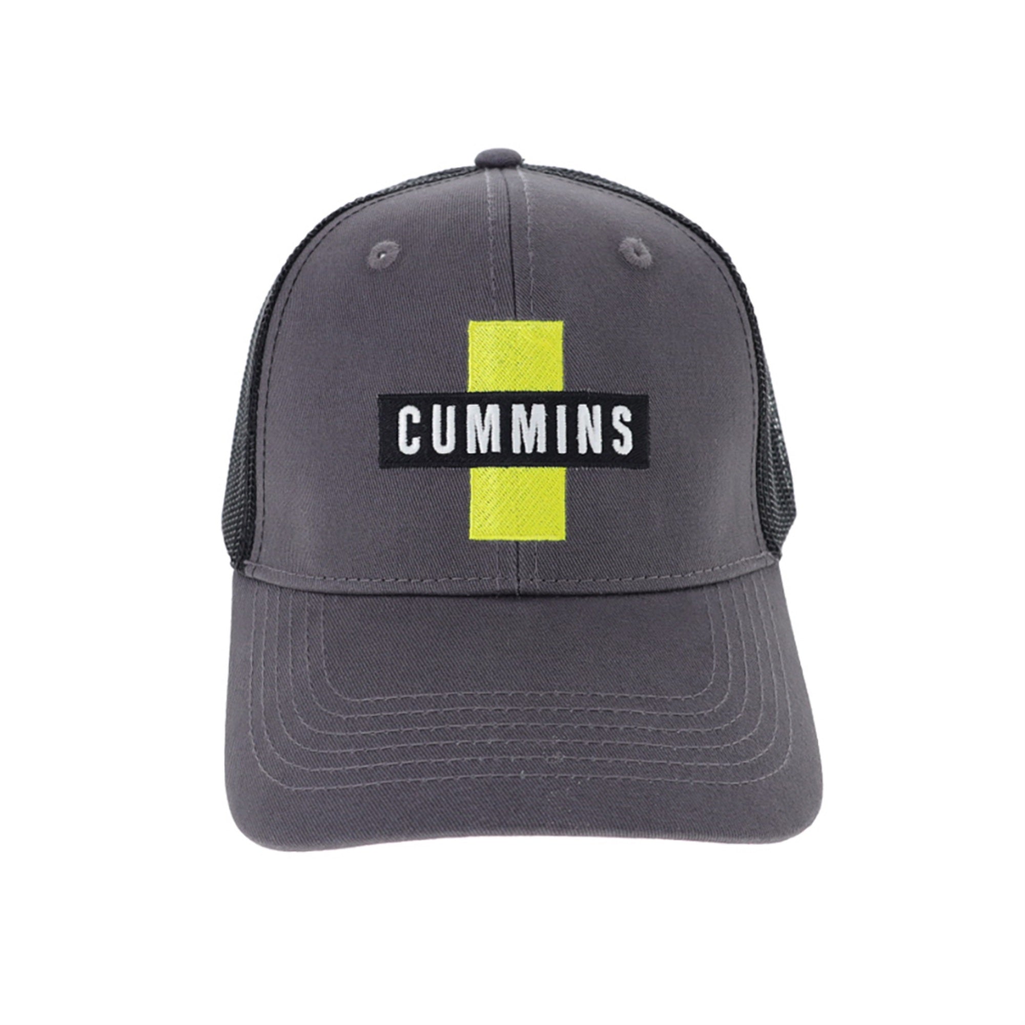 Cummins Hat Cmn35189 Vintage Baseball Cap 1952 Cummins Logo Snapback Trucker Hats For Men Women - Mesh Snapback Cap Cap Gray