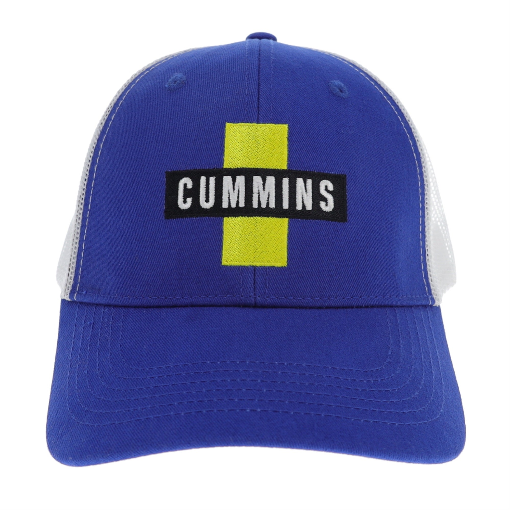 Cummins Hat Cmn35190 Vintage Baseball Cap 1952 Cummins Logo Snapback Trucker Hats For Men Women - Mesh Snapback Cap Blue
