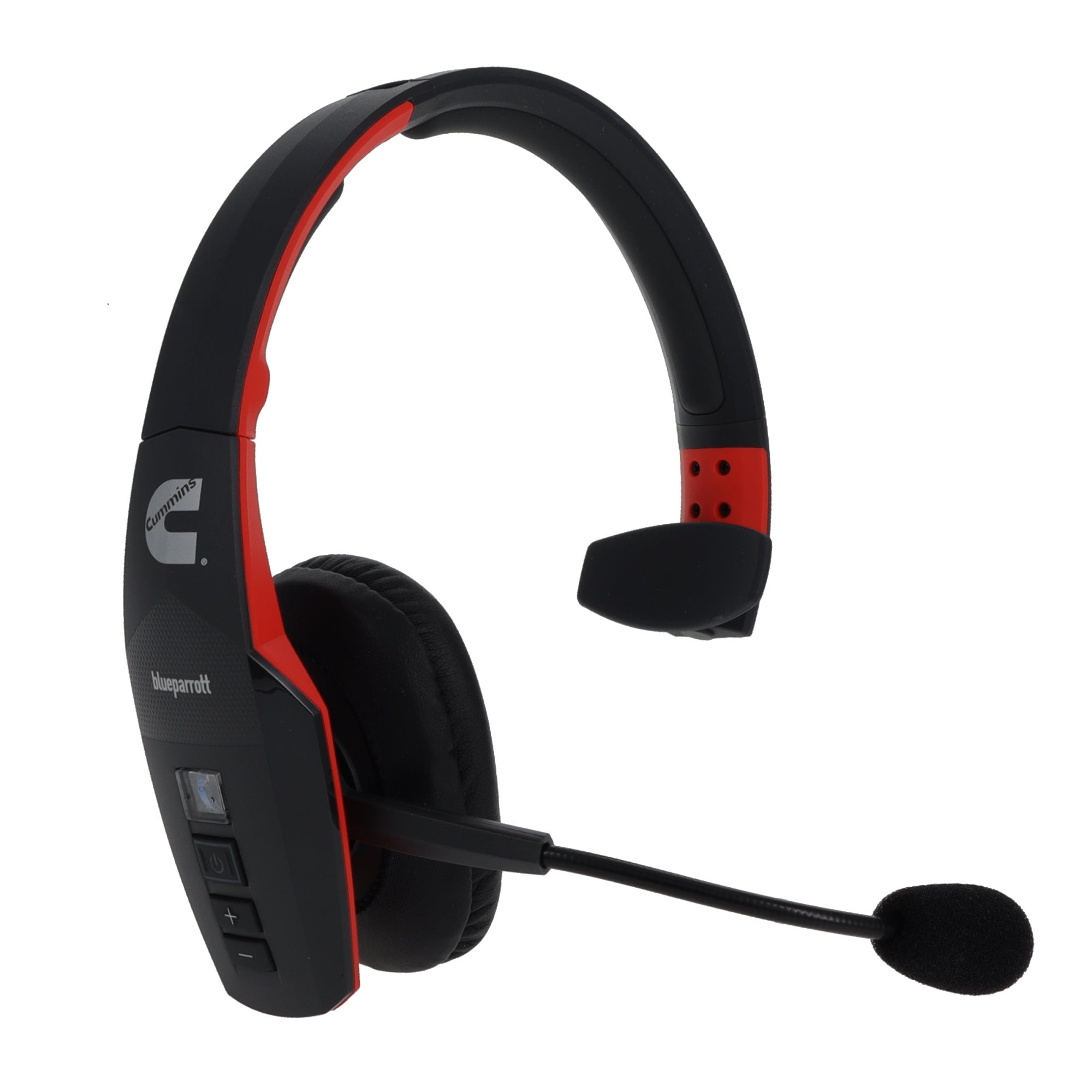 Cummins Edition CMNBPB450XT BlueParrott  Wireless Trucker Headset with Mic Premium Noise Cancelling and Voice Control 24Hrs 300FT Range